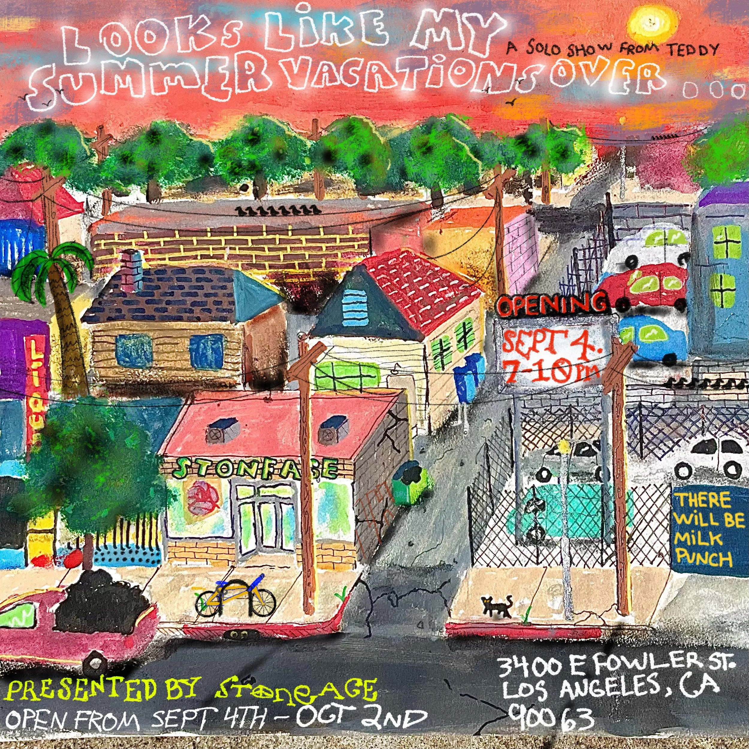 Project 13: "Looks Like My Summer Vacations Over" Teddy Davis solo show