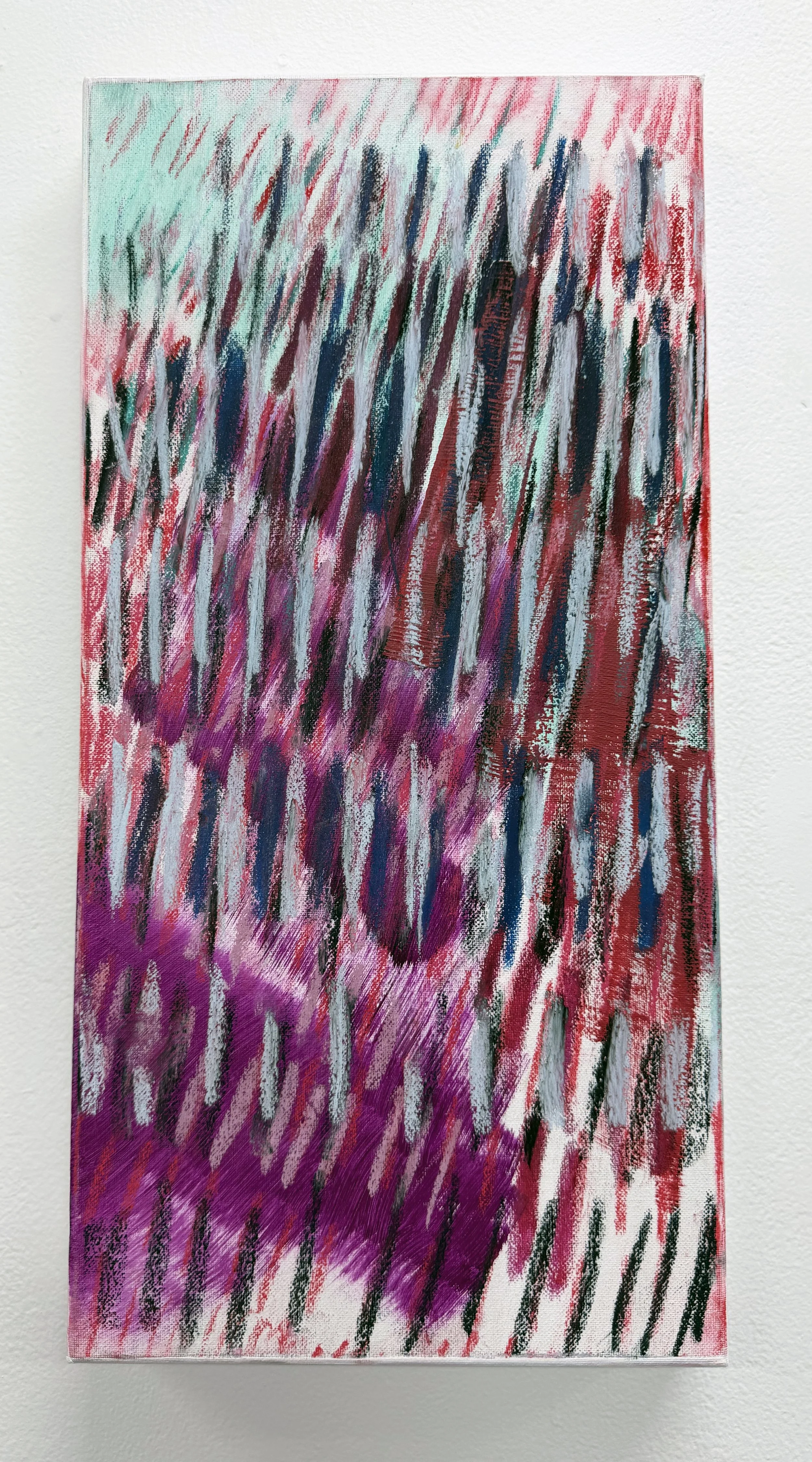 Andrea Marie Breiling - Untitled (pastel study #15), 2026 (10"x30")