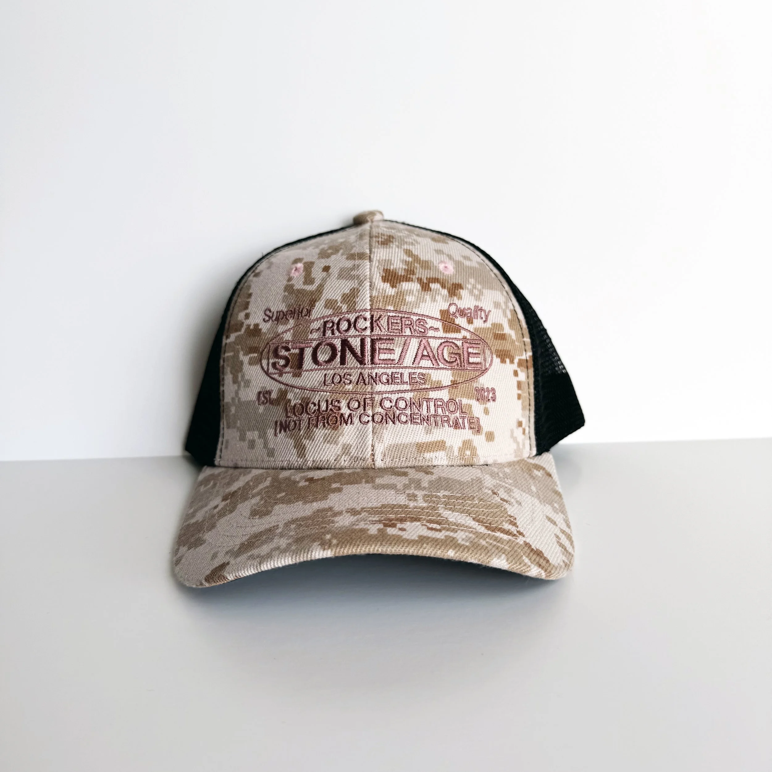 "Rockers" trucker hat (digital camo)