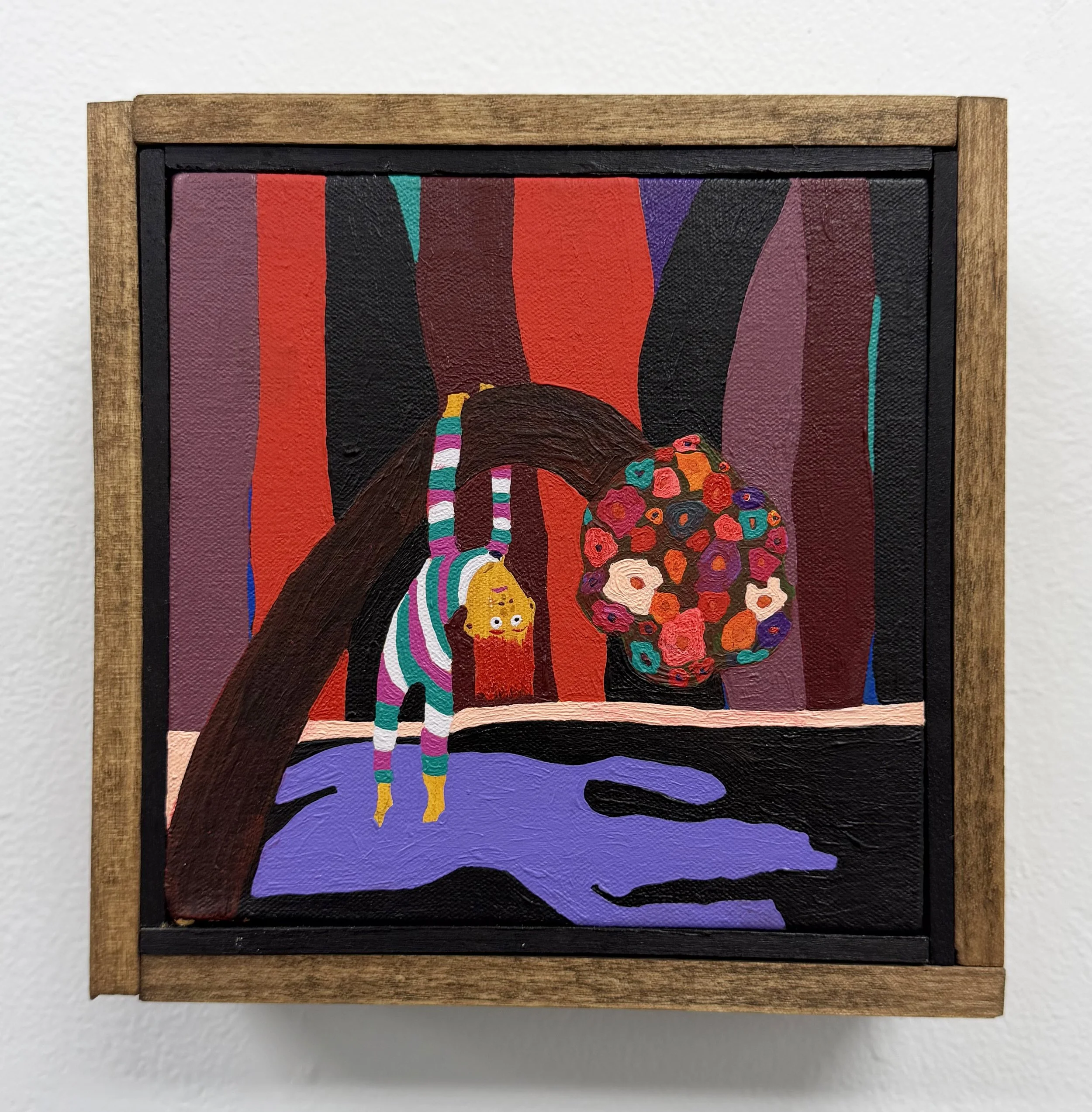 Maren Less - Holding On, 2026 (10"x10")