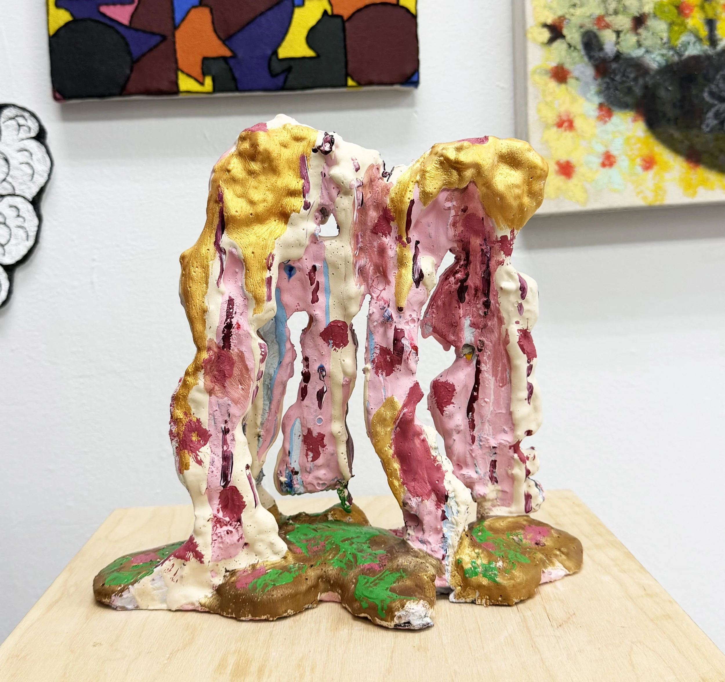 Jorge Mujica - Red in the Face, 2026 (10"x10"x5")