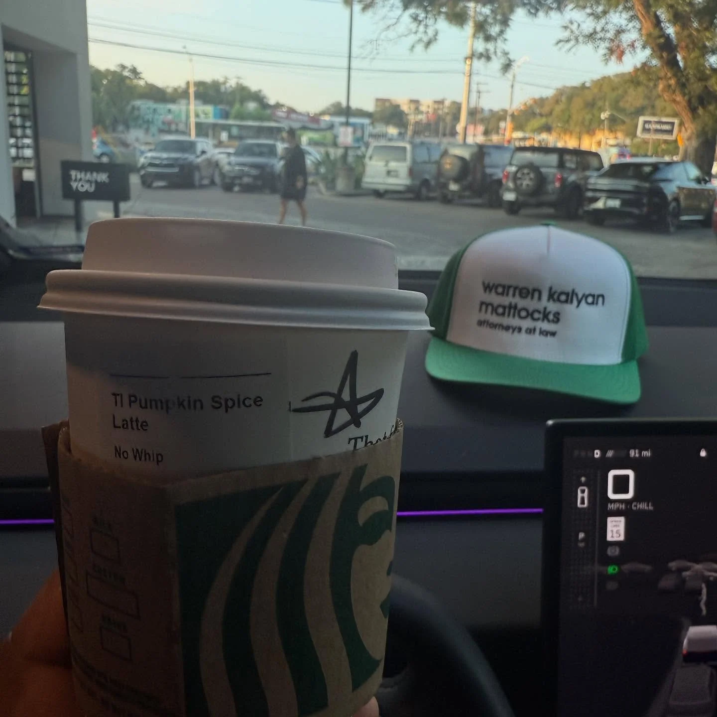 Treat Yo&rsquo;self @warrenkalyan @starbucks #psl