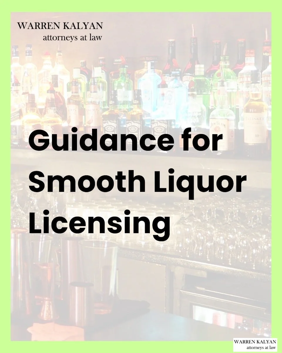 Bringing bar service into your restaurant or eatery can be a great way to grow your business, but it also means navigating liquor licensing and regulations that are anything but straightforward.

Our firm works closely with business owners to simplif