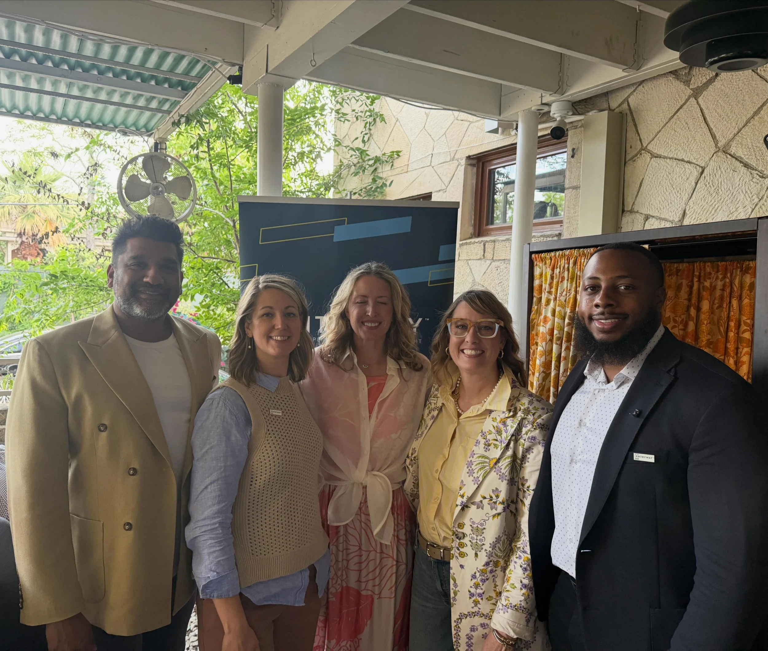 Great event for @entrywaytalent with @austinapartmentassoc @greystarapartments @ally_waste @warrenkalyan thank you @theflowershopaustin for hosting and @nightcapatx @ryankink for the awesome music!