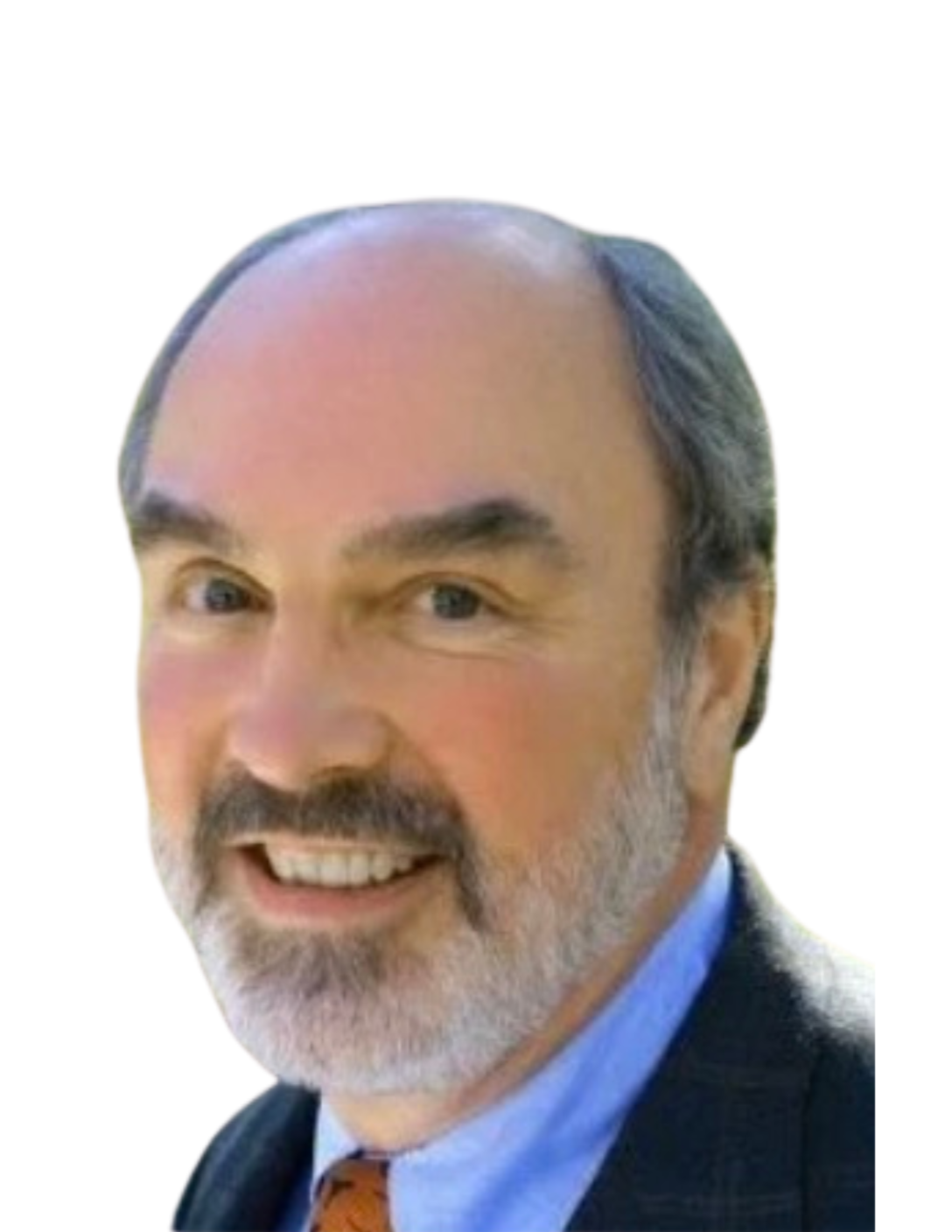 Headshot of a middle-aged man with a beard and mustache, wearing a suit and tie, smiling at the camera.
