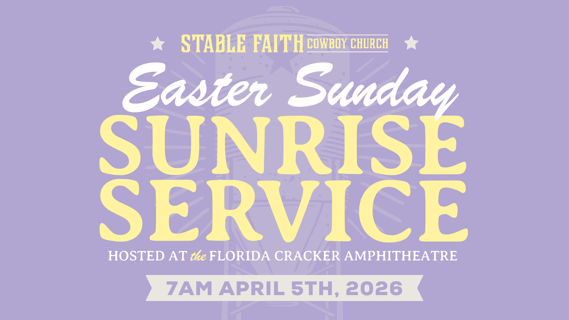 Easter Sunday Sunrise Service 