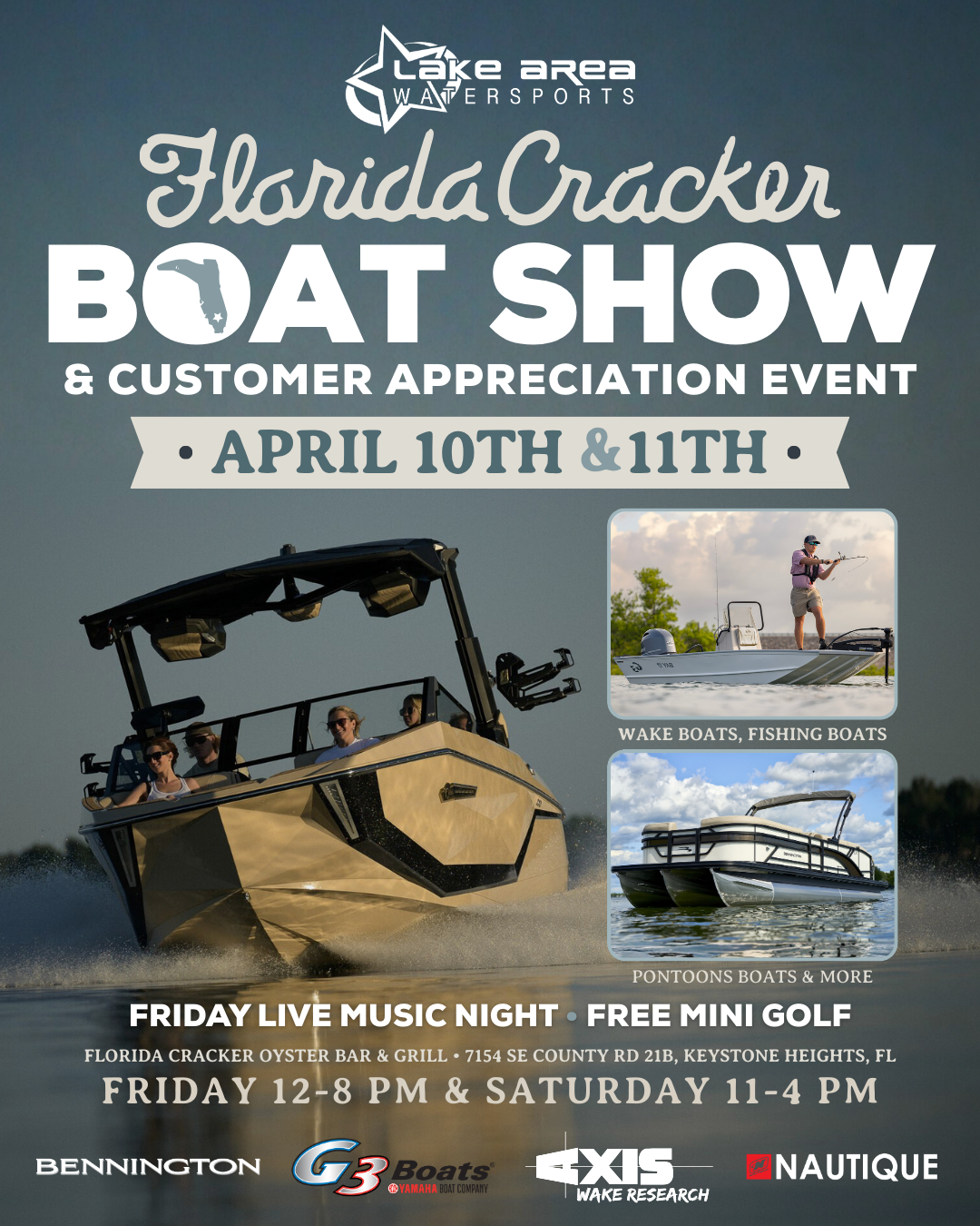 Florida Cracker BOAT SHOW &amp; CUSTOMER APPRECIATION EVENT