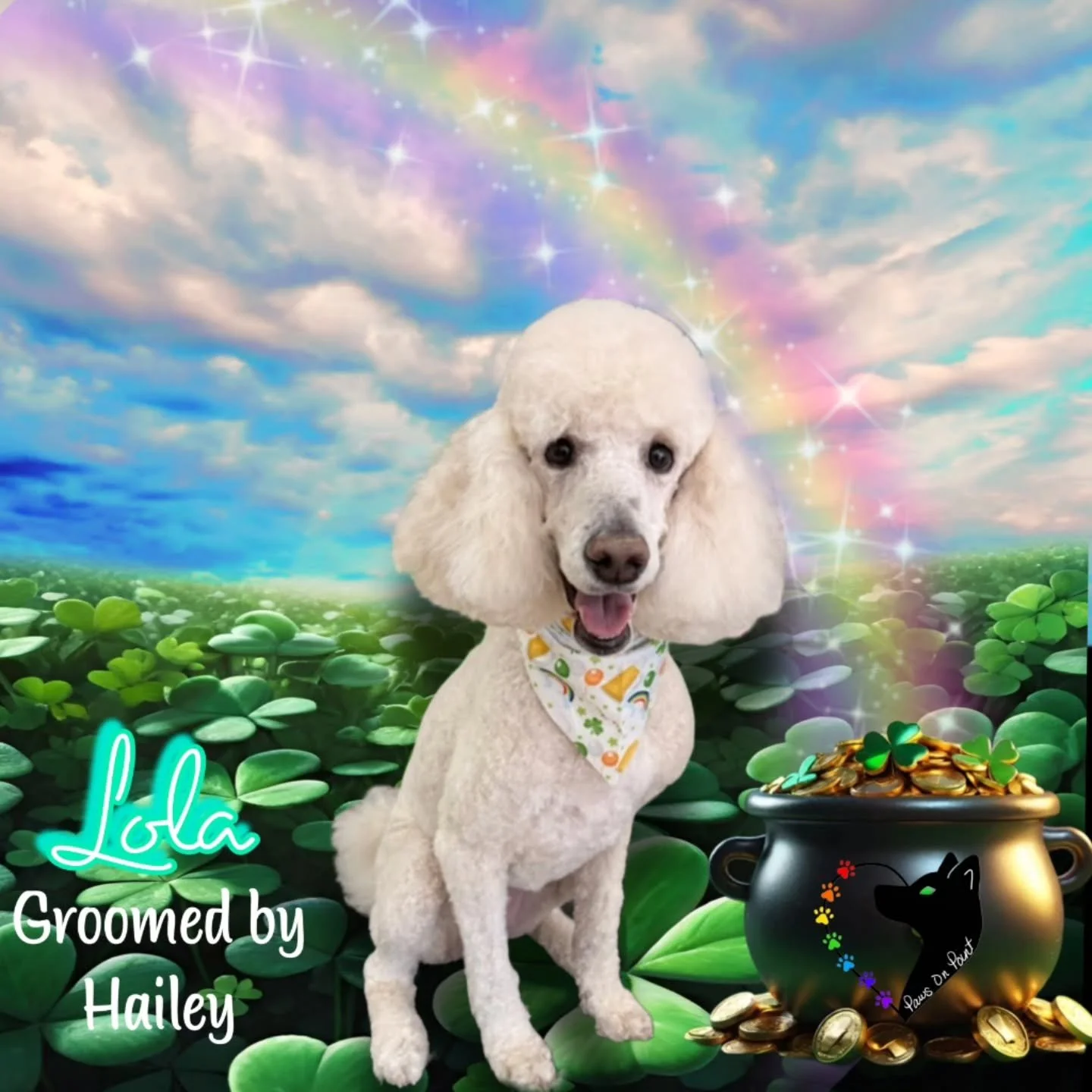 🍀Blooming into a fresh groom.

#SpringReady #PotOfGoldGroom #DeshedSeason #SpringGlowUp #VegasDogGroomer