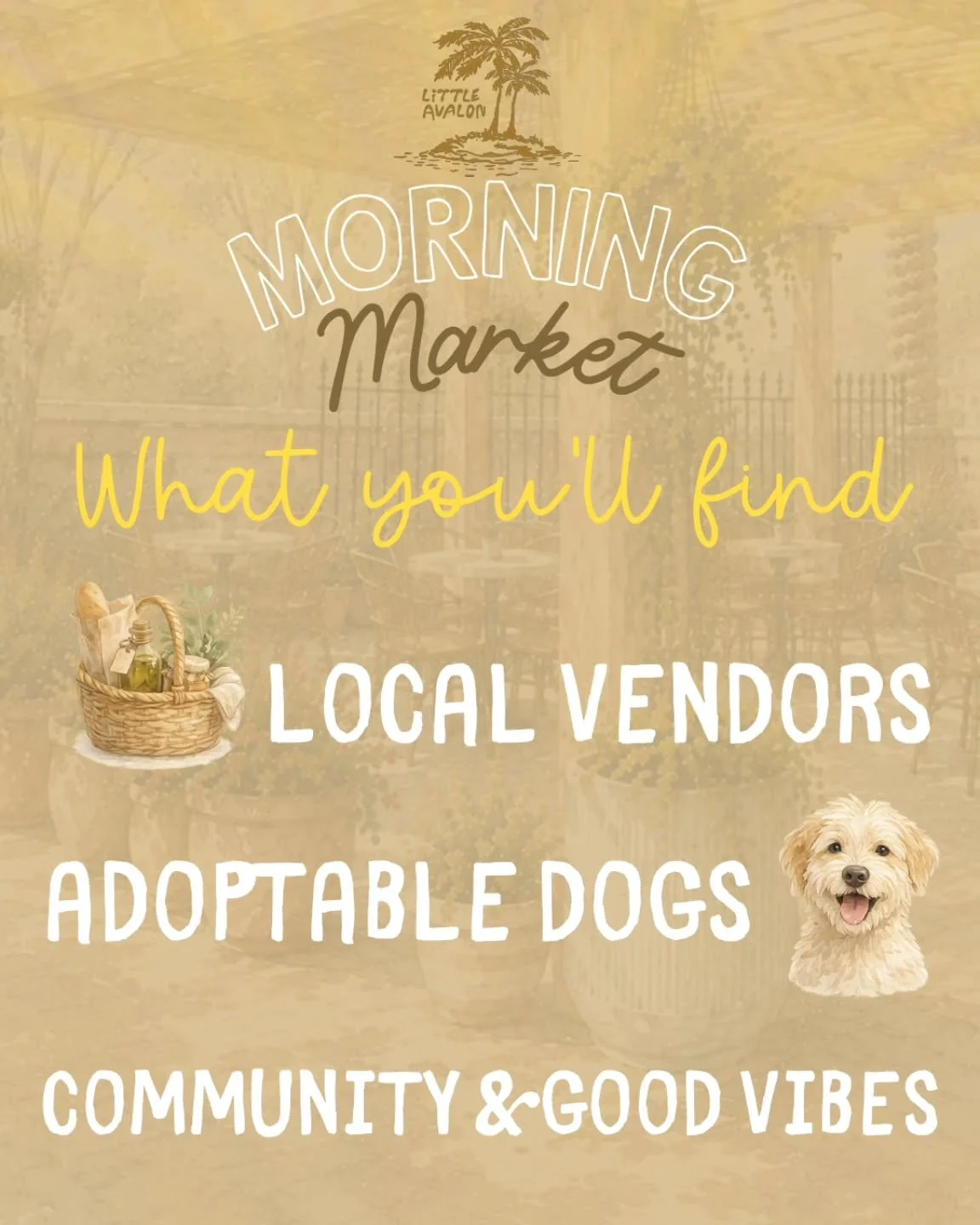 🐾 Join us at Little Avalon Northwest! 🐾
We're excited to be part of their adoption event on Saturday, June 20th from 8:00 AM&ndash;1:00 PM!
📍 6584 N Decatur Blvd, Ste 100
Las Vegas, NV 89131

Come meet adorable adoptable dogs, support local vendor