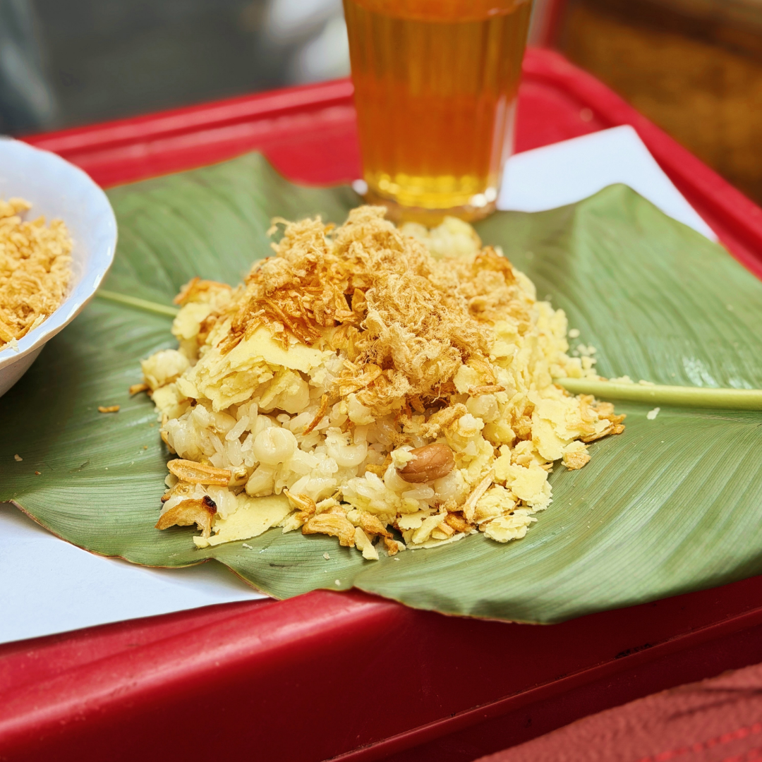 xôi ngô - lạc - xéo hà nội