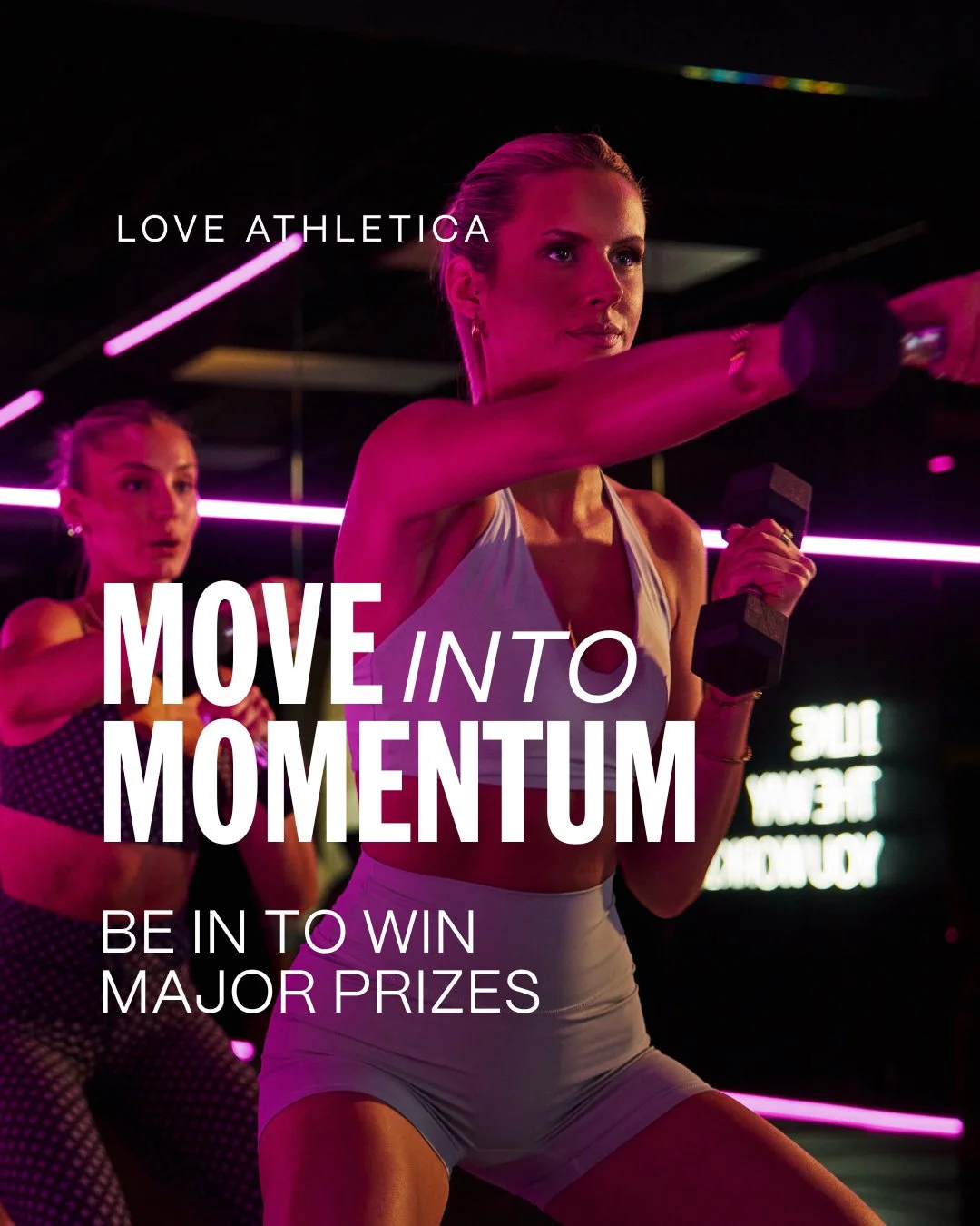 6 days left to join our Move Into Momentum challenge ⚡️⁠
⁠
You&rsquo;re in it for the progress, but you&rsquo;re also in it to WIN.⁠
⁠
Swipe to see what you could go into the draw to win just for completing all 12 classes ➡️⁠
⁠
Ready to Move into Mom