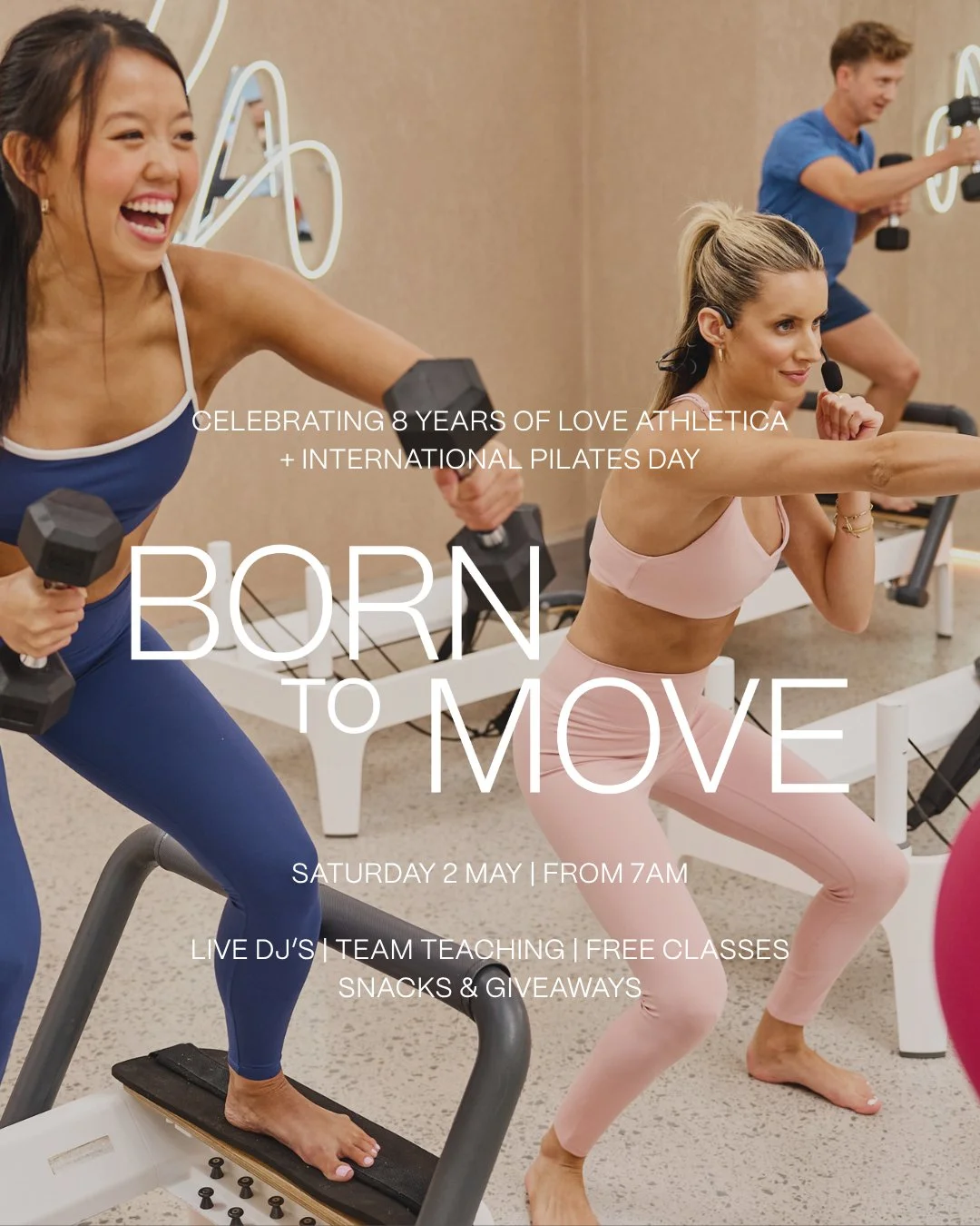 You were made to move &mdash; and on May 2, we&rsquo;re celebrating exactly that 🤍⁠
⁠
To mark LA Birthday Month and International Pilates Day, we&rsquo;re turning up the energy across our studios for one day only.⁠
⁠
More movement.⁠ More music.⁠ Mor