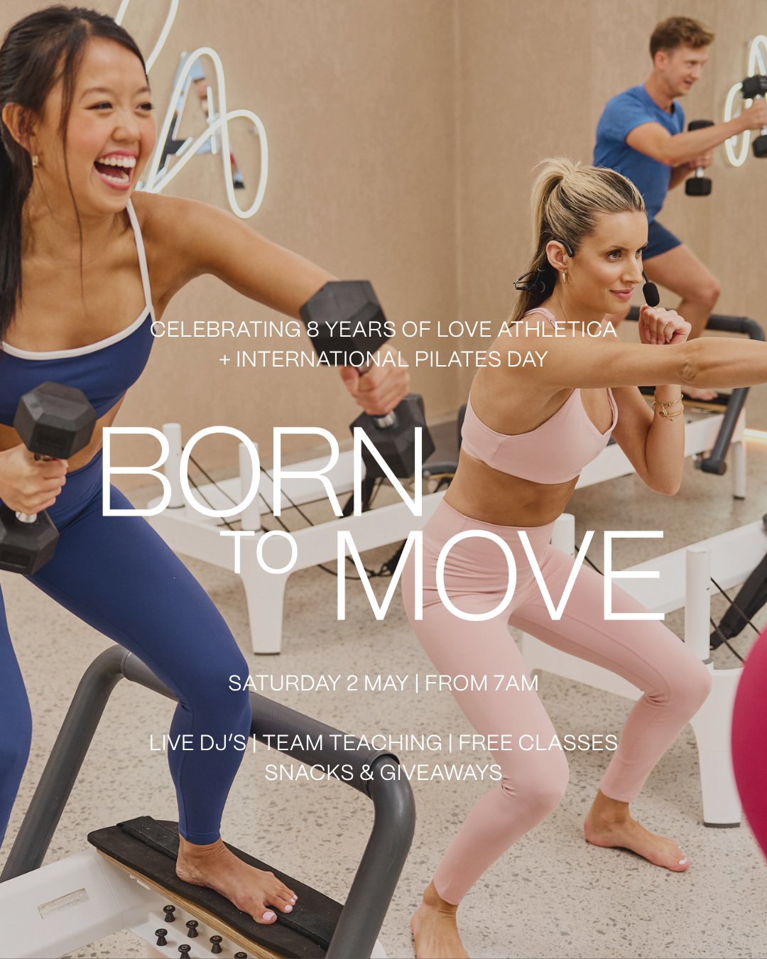 You were made to move &mdash; and on May 2, we&rsquo;re celebrating exactly that 🤍⁠
⁠
To mark LA Birthday Month and International Pilates Day, we&rsquo;re turning up the energy across our studios for one day only.⁠
⁠
More movement.⁠ More music.⁠ Mor