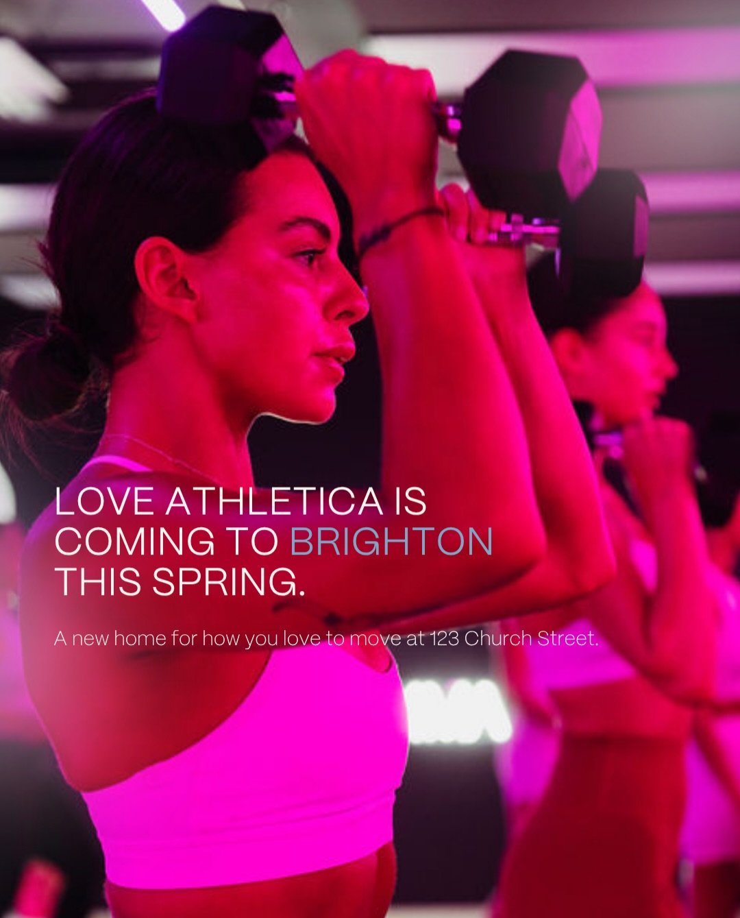 Love Athletica is coming to Brighton this Spring! ⚡️

This studio is going to be everything you&rsquo;ve been patiently waiting for - a two storey space with reformer, hot mat and heated yoga, plus our signature luxe shower facilities and vanity bar 