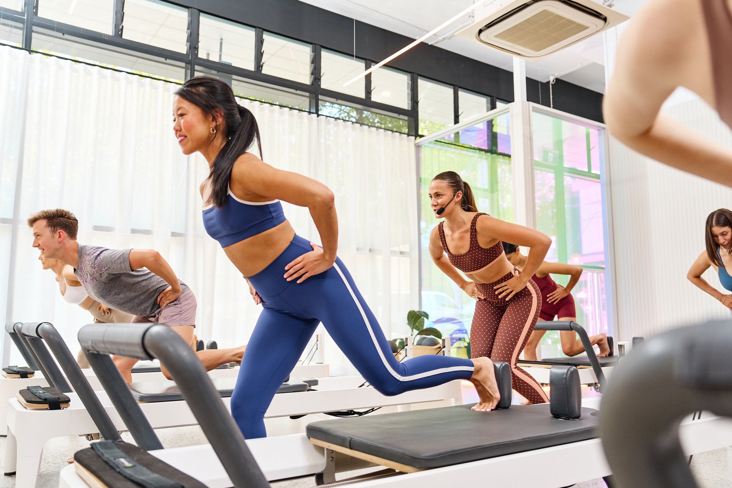 athletic pilates session