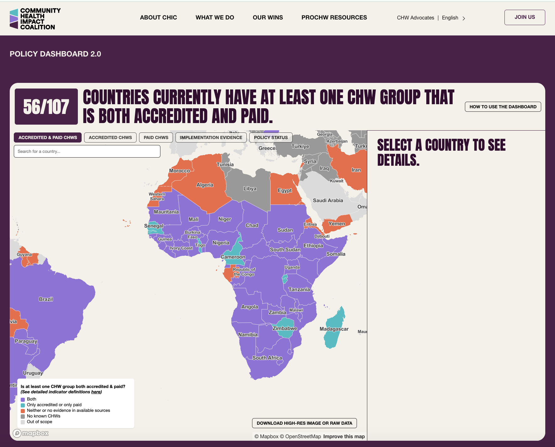 Policy on Paper vs. Policy in Practice: The proCHW Dashboard's Harder Question