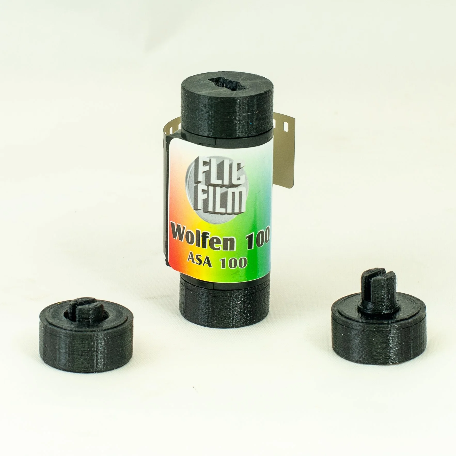 FotoHigh 135/35mm To 120 Empty Film Rolls Adapter Canister Converter – Metal 2 Pairs