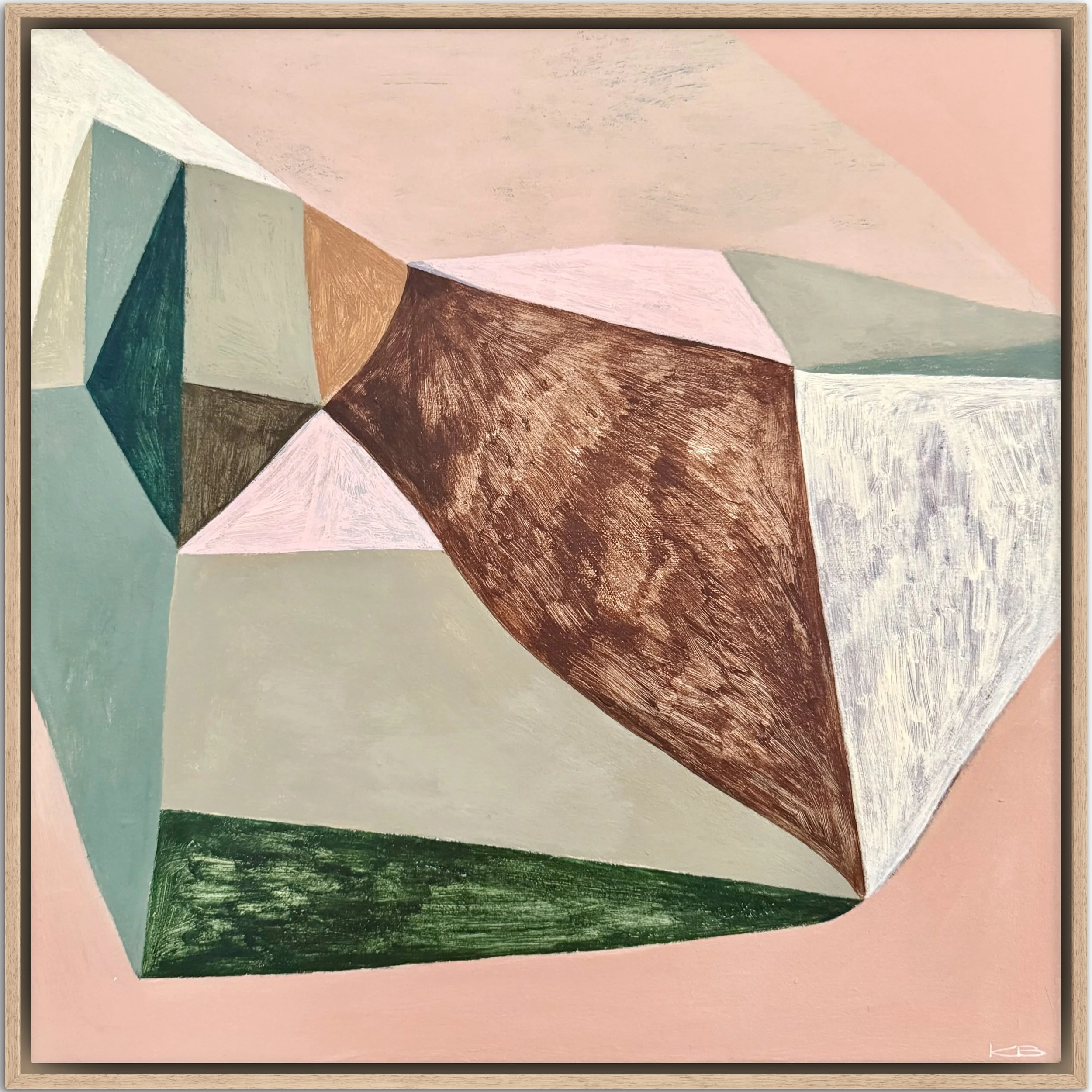 Study pink and green 1