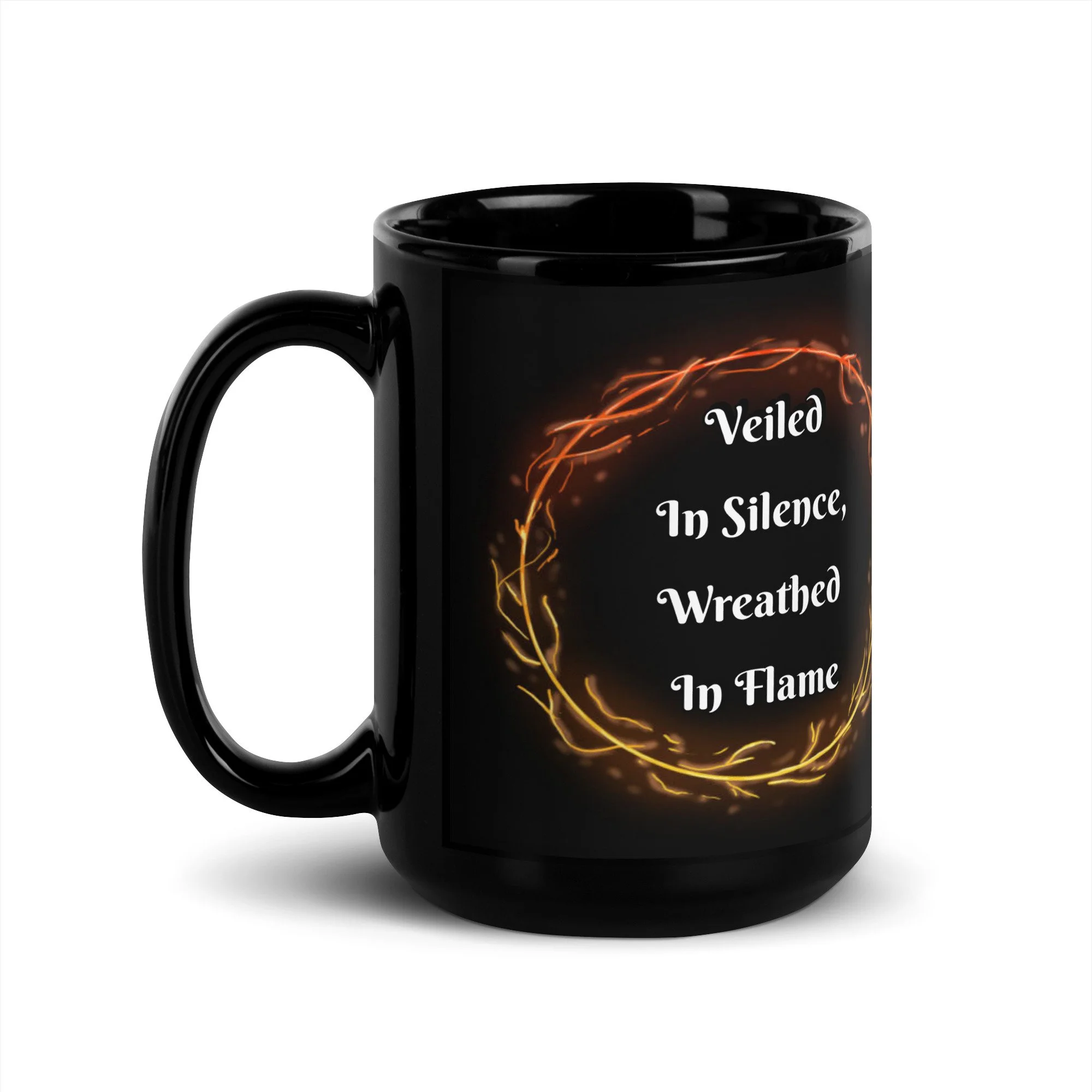 Veiled In Silence, Wreathed In Flame Mug