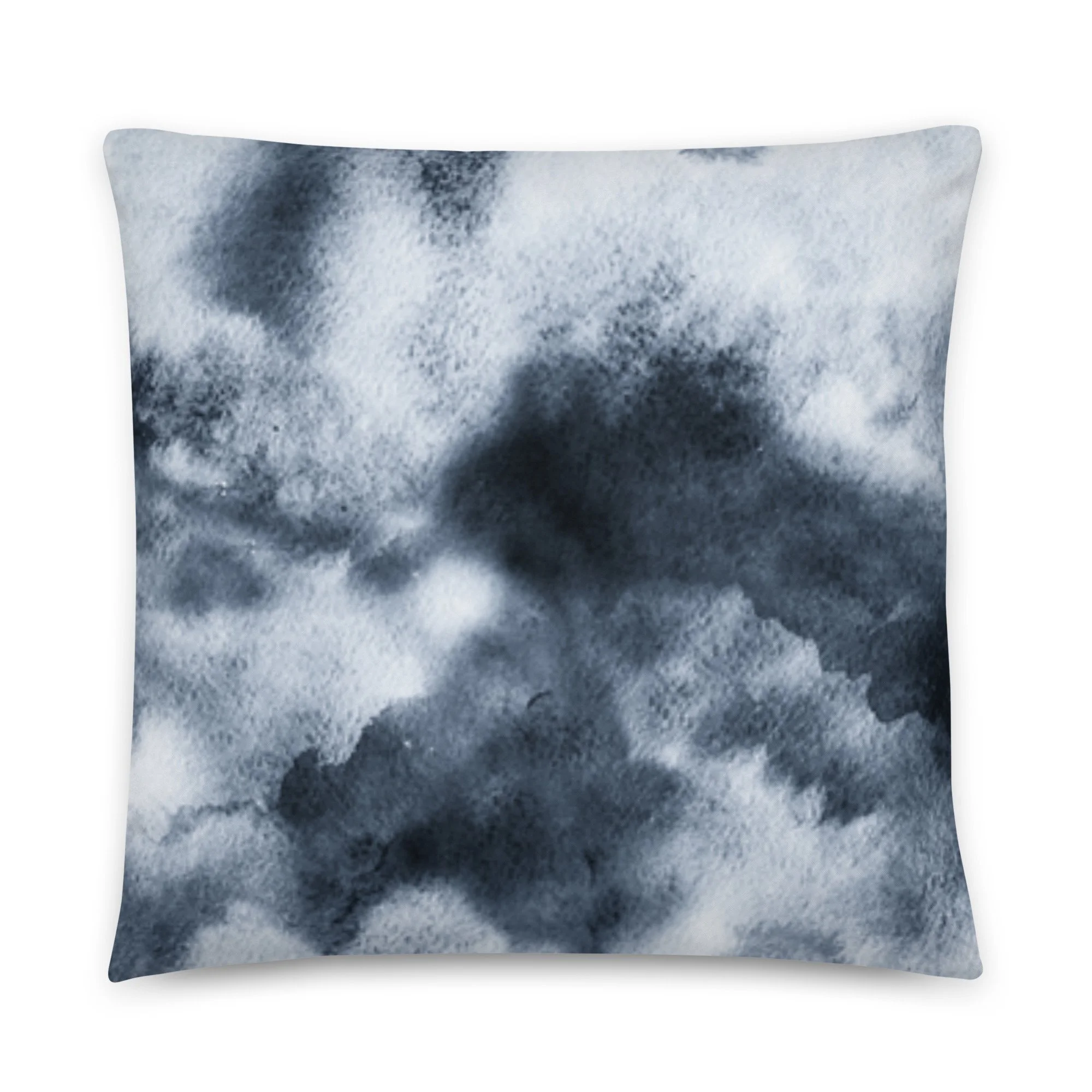 Reversible Black Throw Pillow
