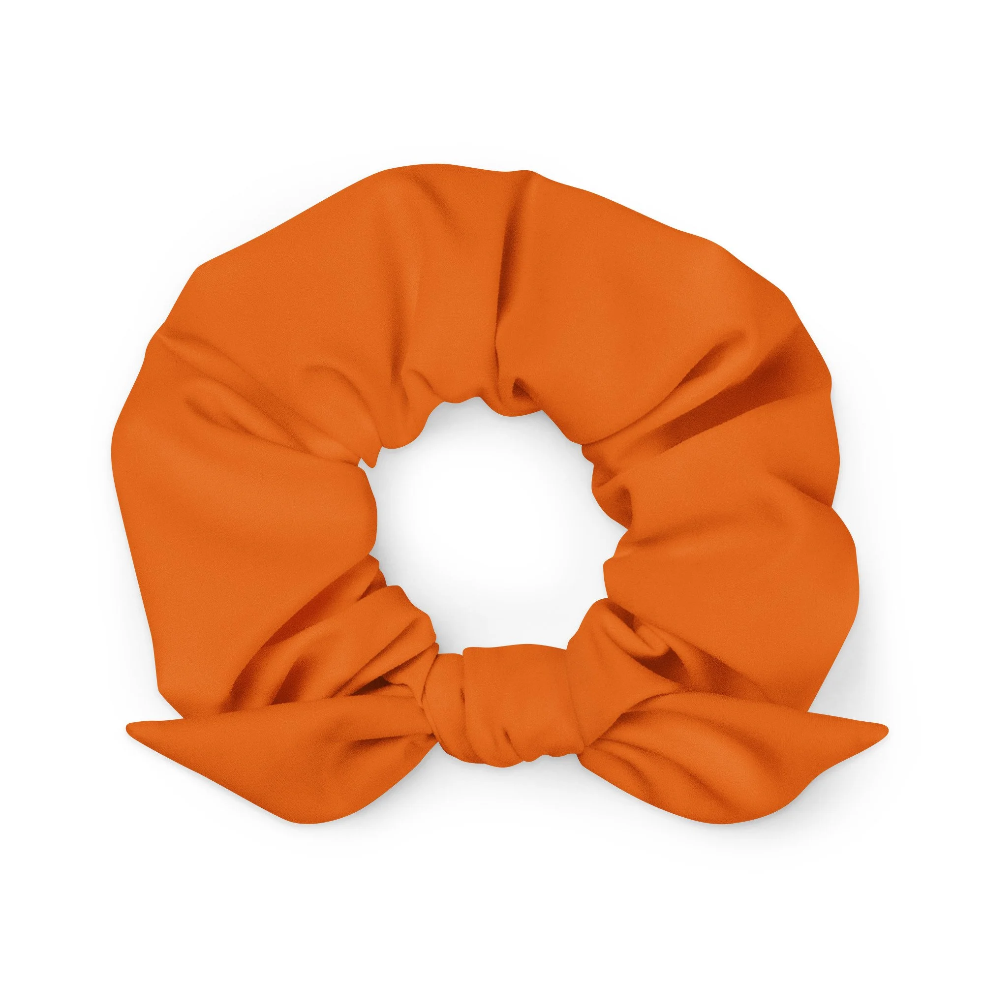 Orange Recycled Scrunchie