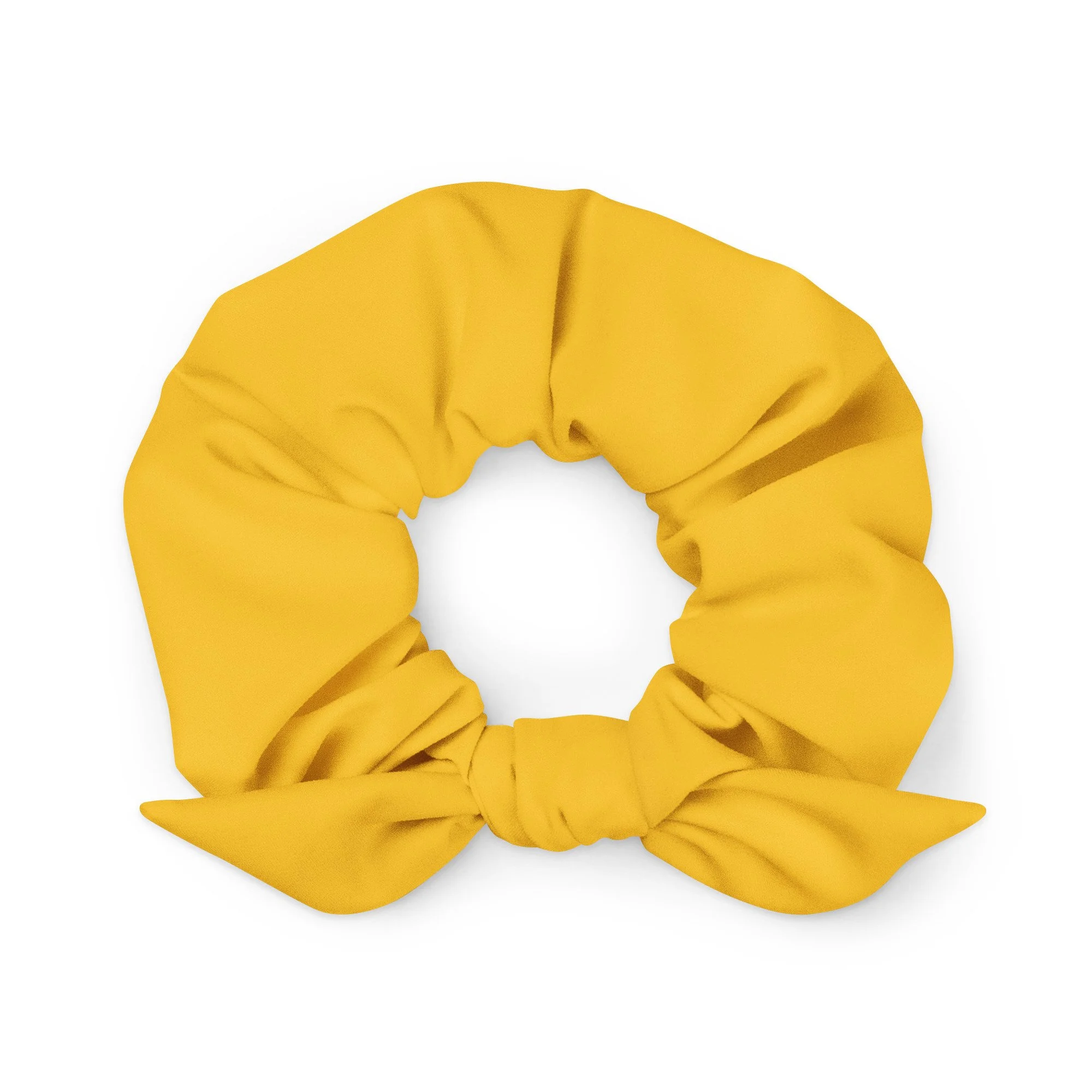 Yellow Recycled Scrunchie