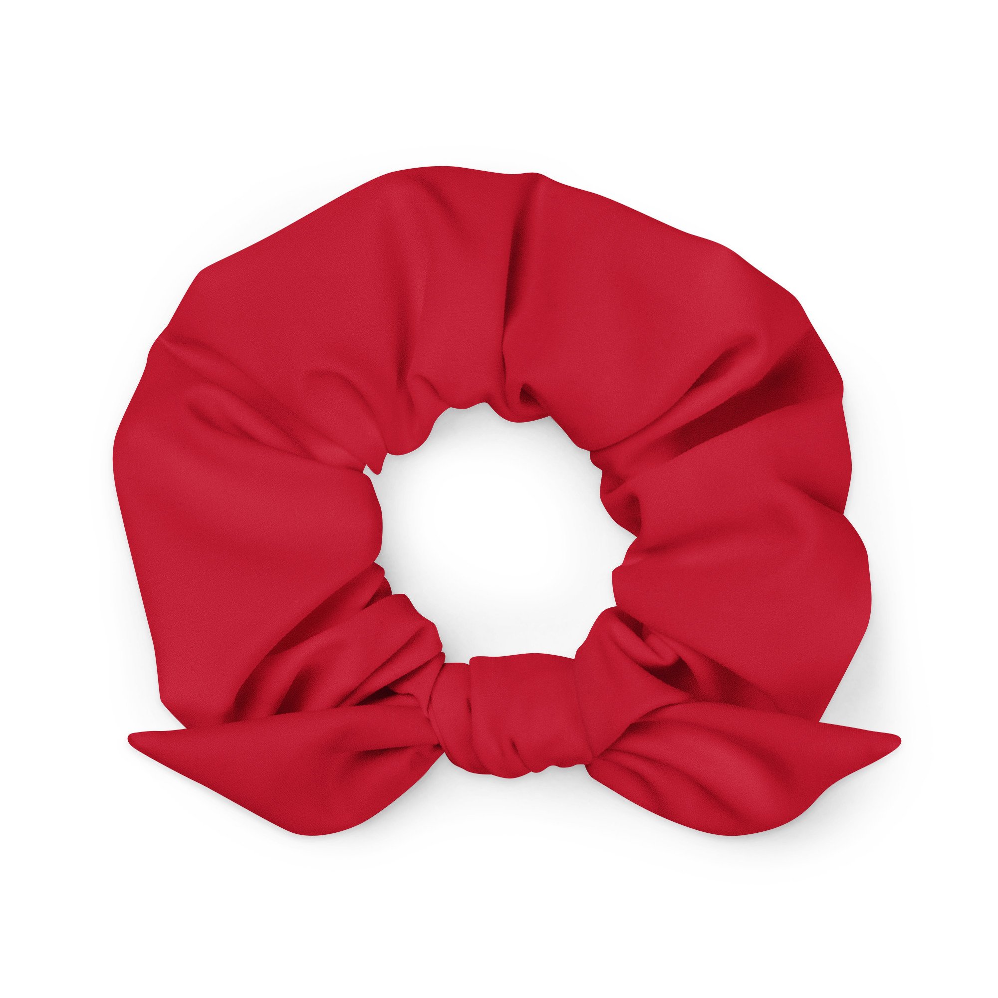 Red Recycled Scrunchie