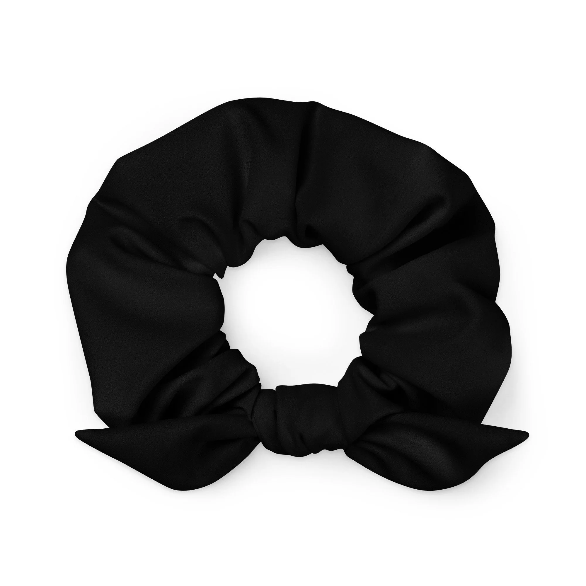 Black Recycled Scrunchie