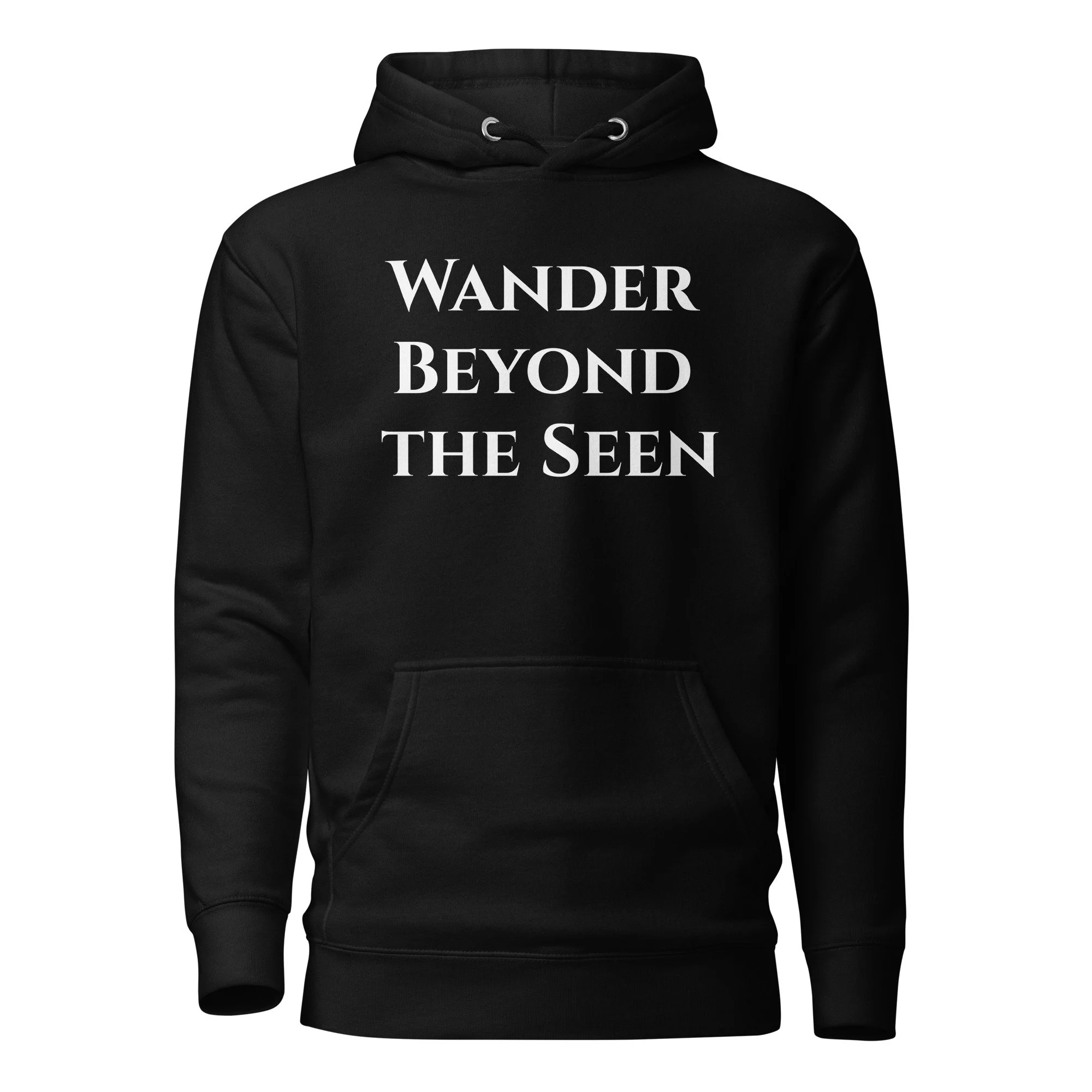 Wander Beyond The Seen Unisex Fitted Hoodie