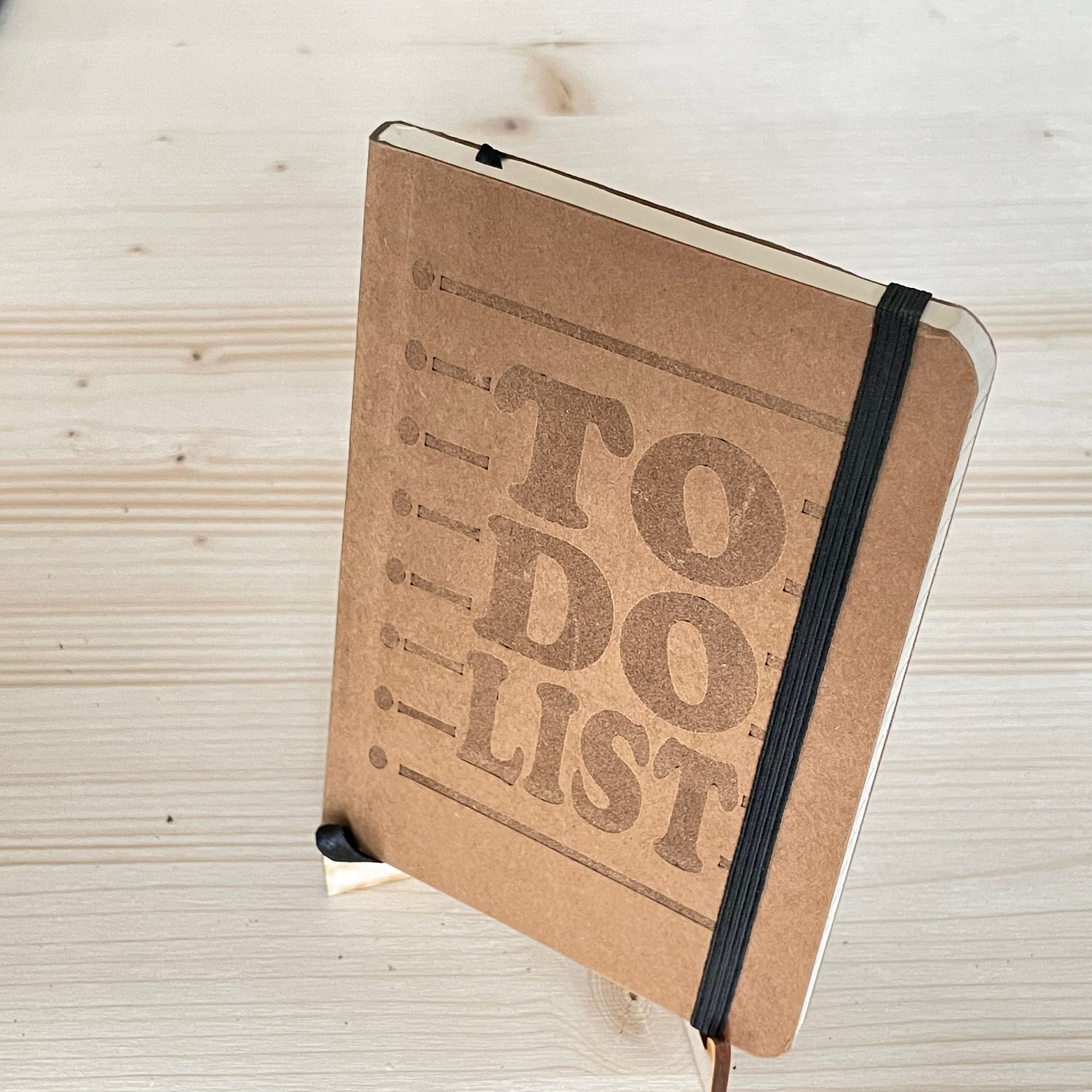 Kraft Paper Notebook - To Do List