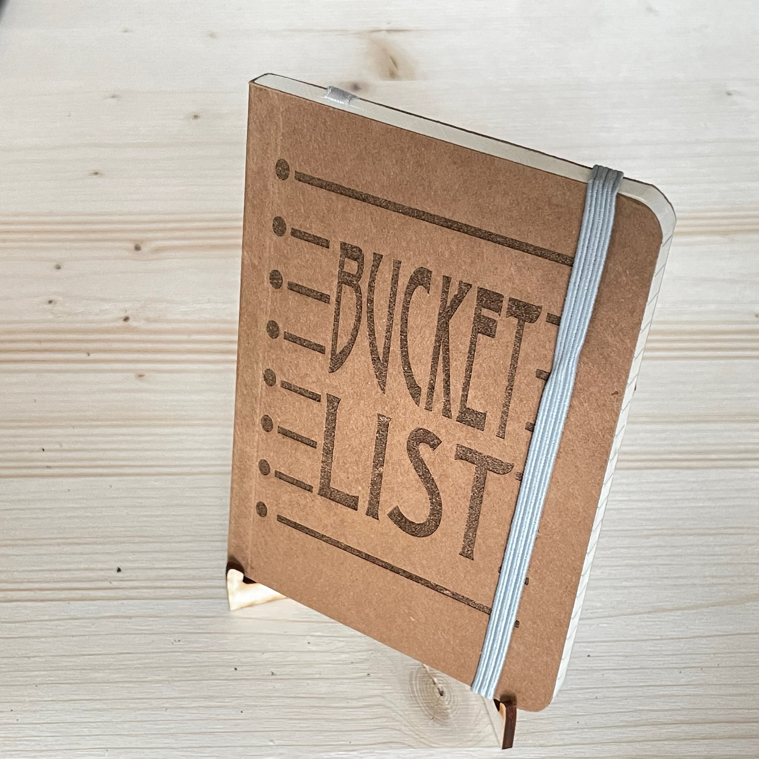Kraft Paper Notebook - Bucket List