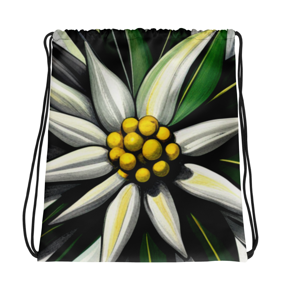 Drawstring Backpack - Edelweiss