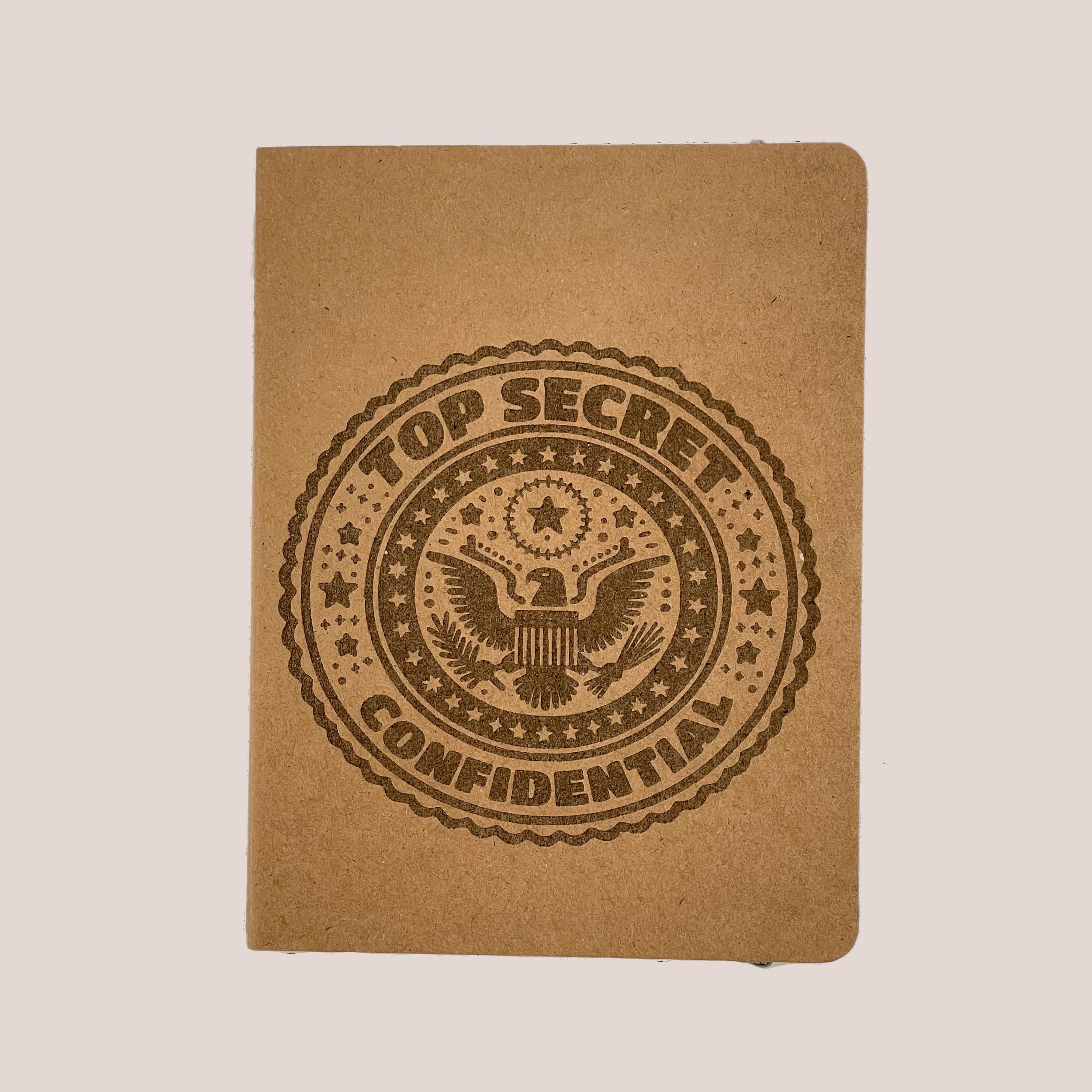 Kraft Paper Notebook - Top Secret