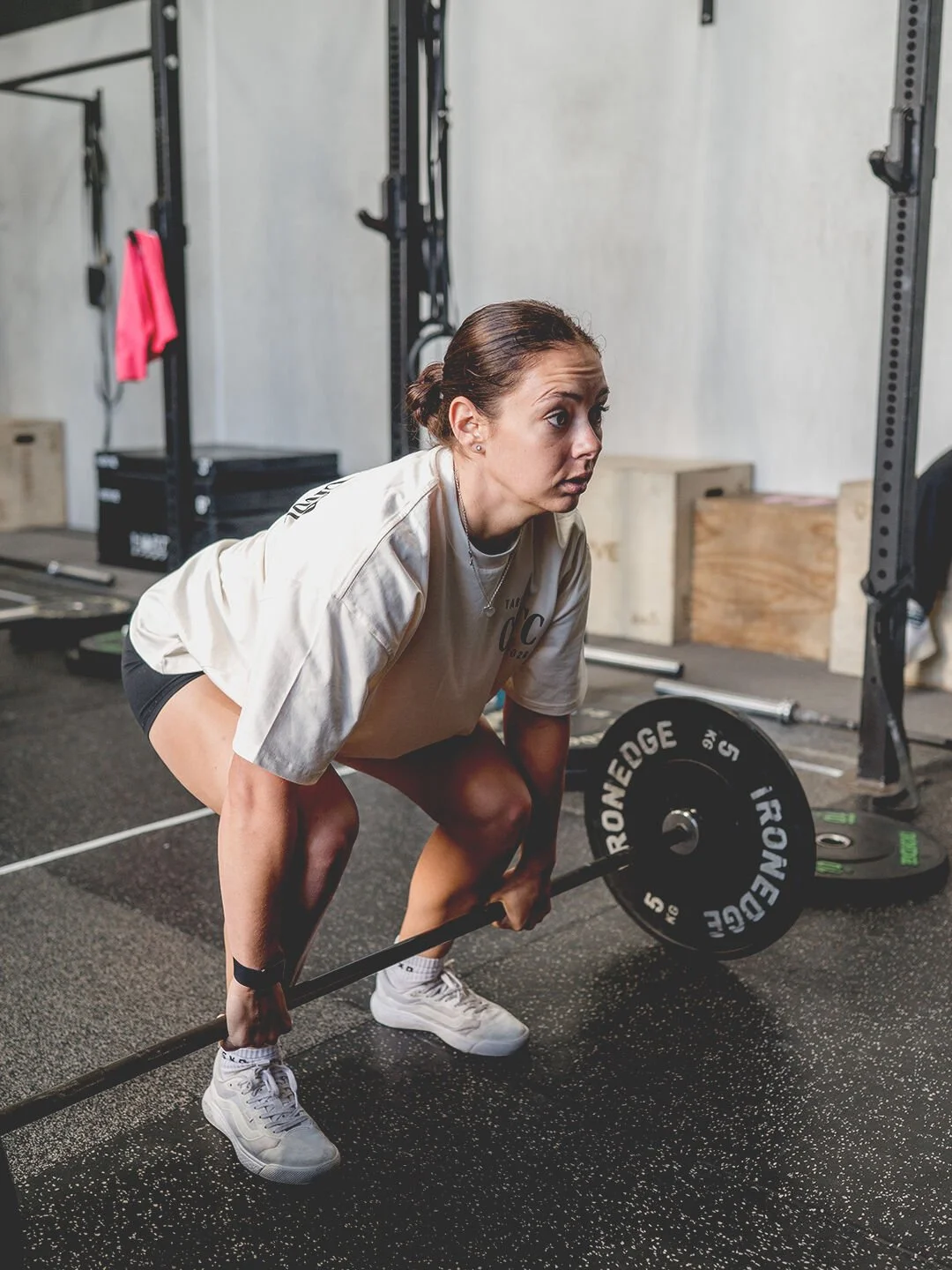 Have you ever picked something up off the floor? Sat down in a chair and stood up again? Placed items up on a shelf? ⁠
⁠
If so, you&rsquo;ve performed deadlifts, squats, and shoulder presses!⁠
⁠
In CrossFit, we train these types of movements because 