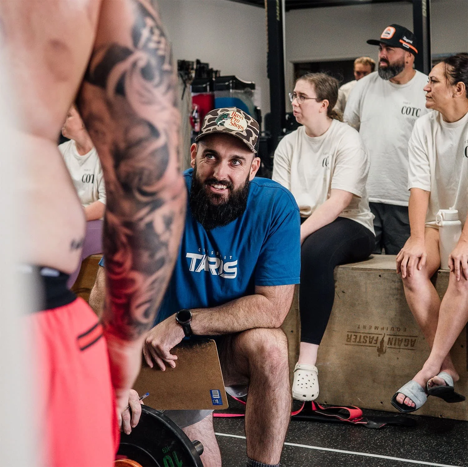 Chris Uwins, coach at CrossFit TARIS in Logan, Australia.