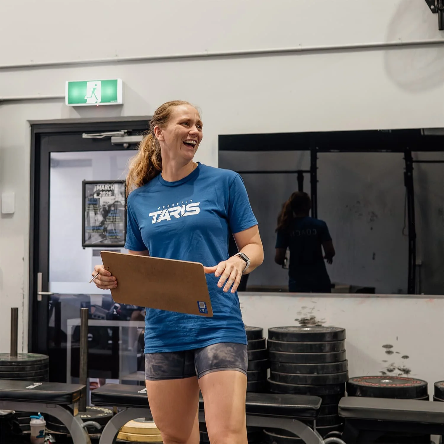 Brigette Jensen, coach at CrossFit TARIS in Logan, Australia.