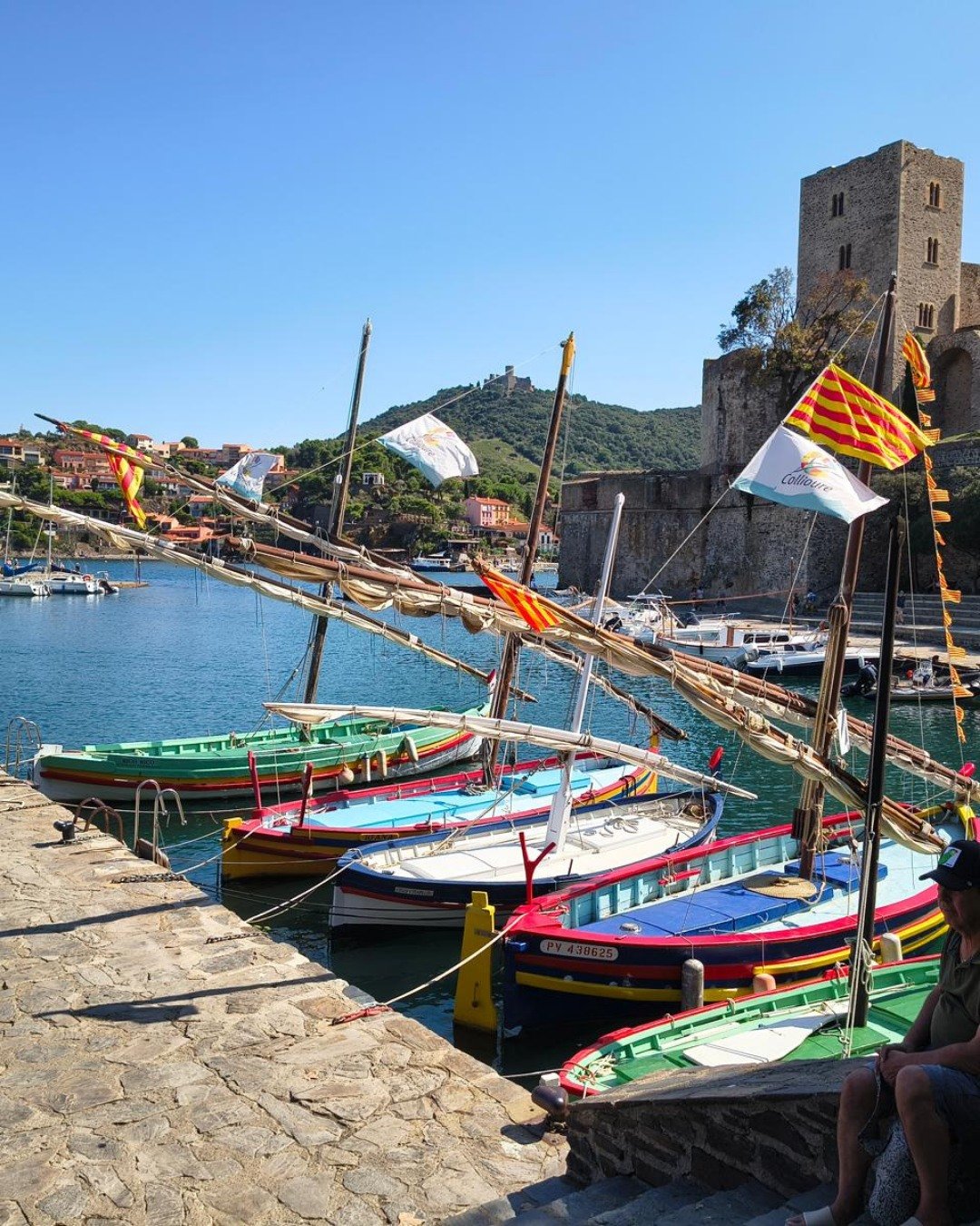 Collioure &mdash; a place of sunlight, colour, and endless inspiration.

The boats resting in the harbour, the flags lifting in the breeze, the sea shifting from turquoise to deep blue &mdash; it&rsquo;s all a kind of poetry.

This little town ca
