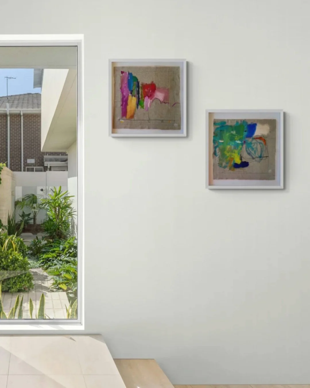 I&rsquo;m often asked how to choose more than one artwork for a space.

Do they need to match?

Not necessarily.

What I look for is not matching colours or identical styles&hellip; but shared energy.

These two pieces are quite different in 