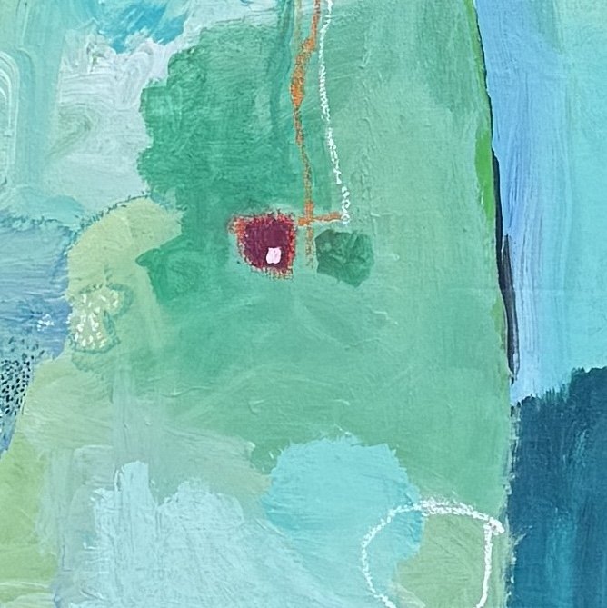 Only a few flowers have stated to bloom in this green field detail 2.jpeg