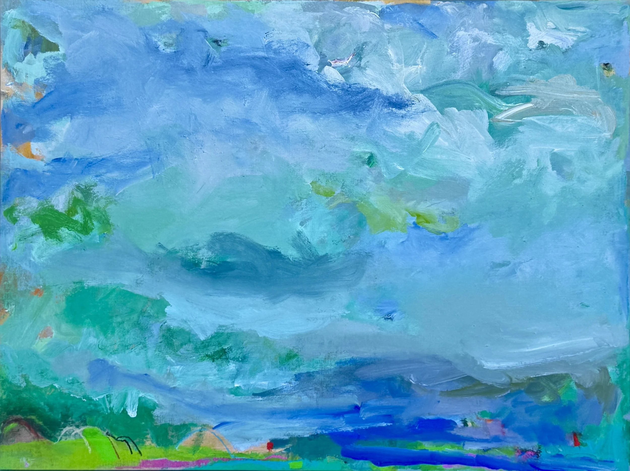 A lot of sky around me