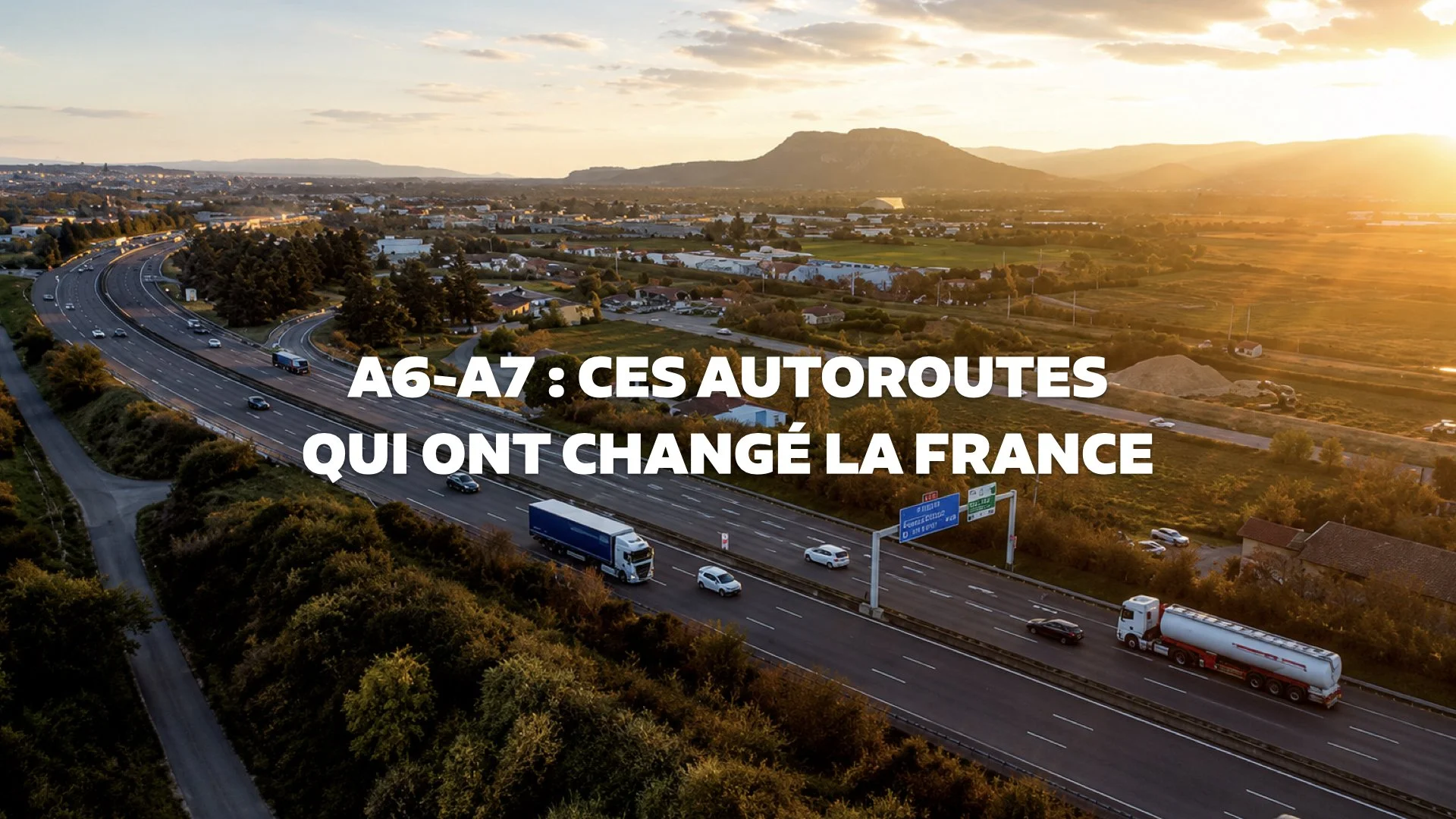 A6-A7 : CES AUTOROUTES QUI ONT CHANGÉ LA FRANCE