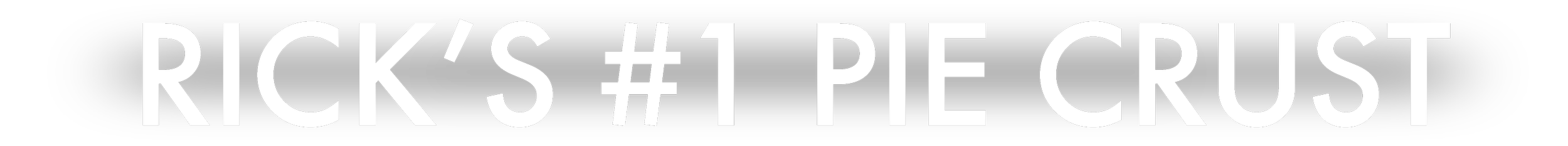 Rick's #1 Pie Crust