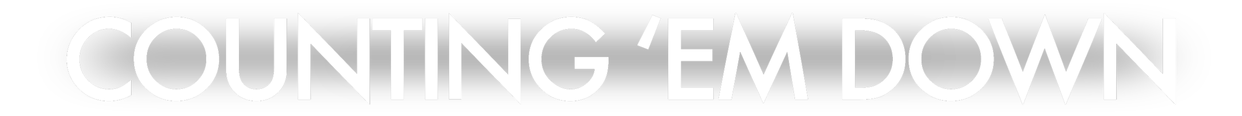 Counting em down