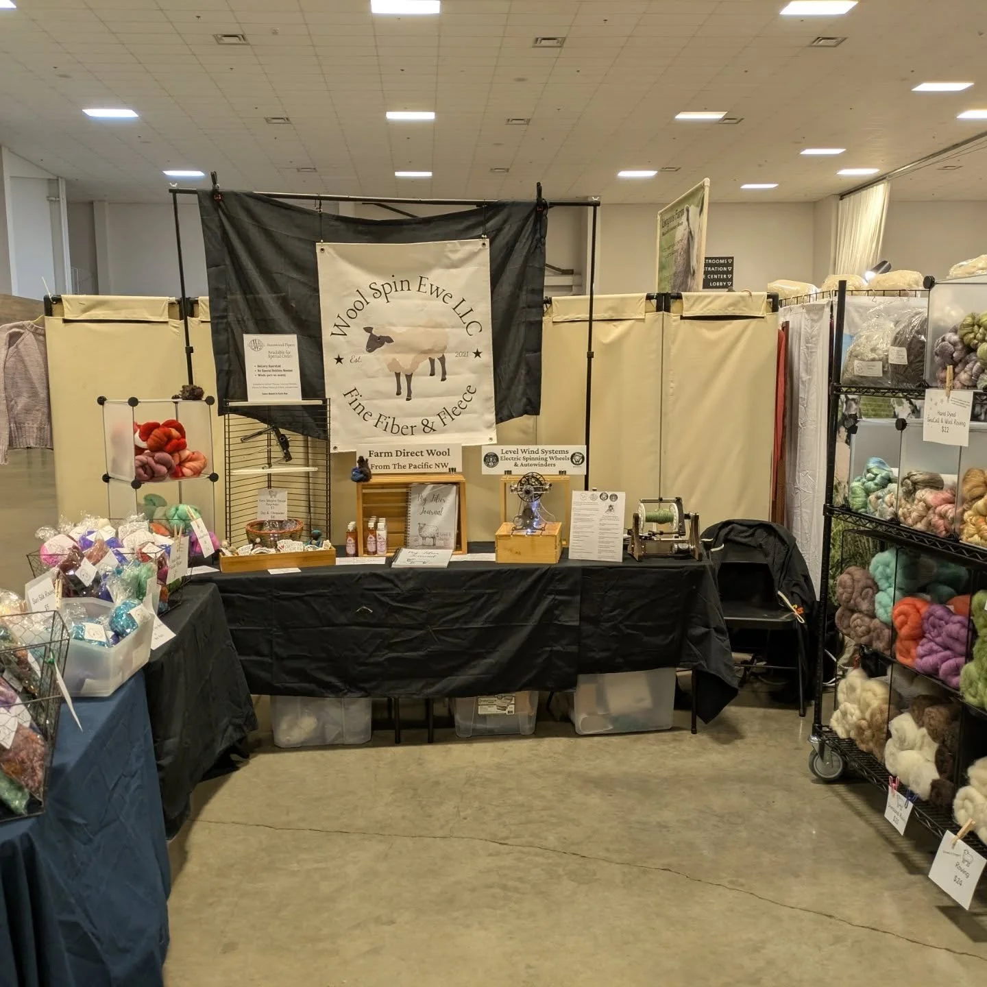 Happy to be here at Oregon Flock and Fiber Festival! 
#oregonflockandfiberfestival