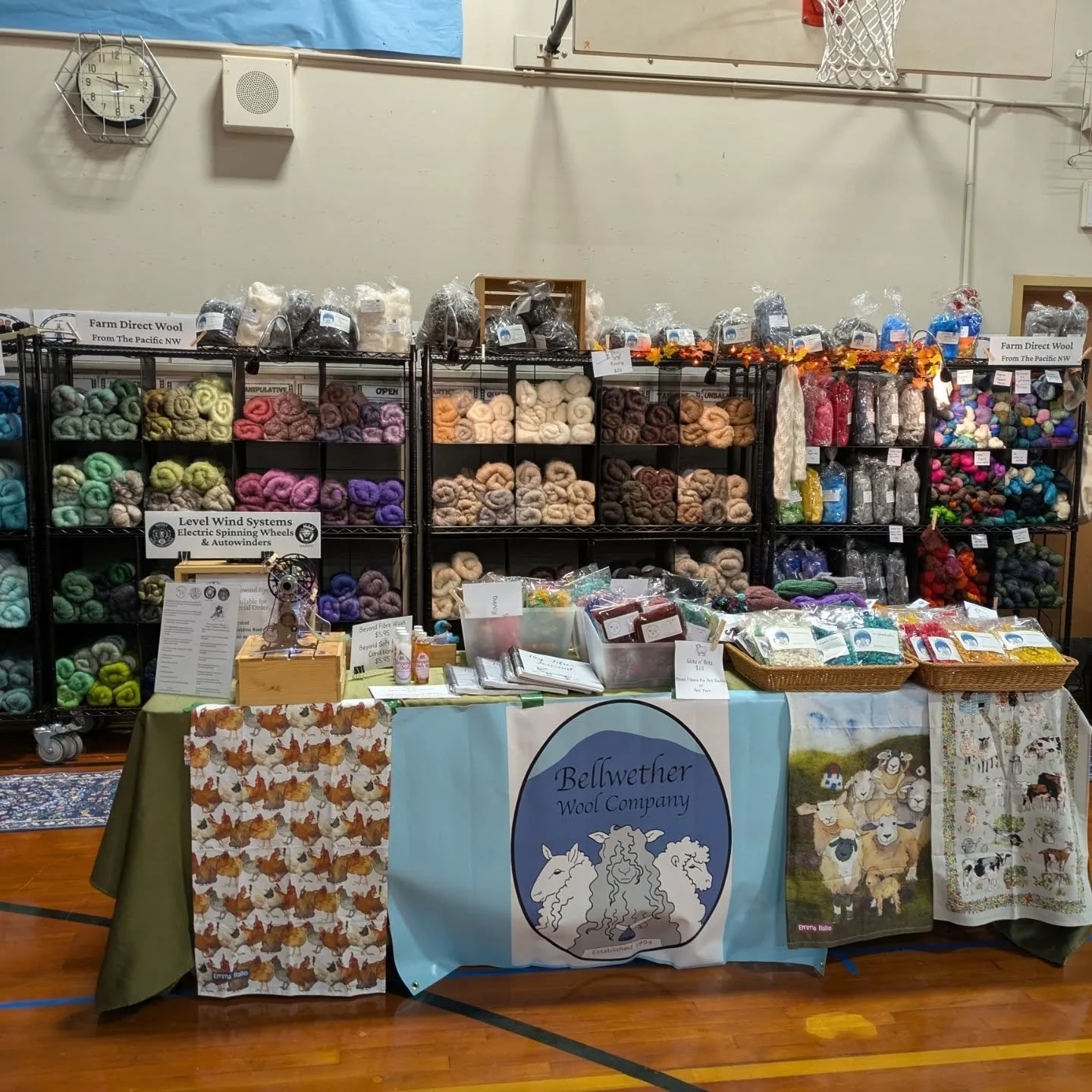 I'm with my friend Lois of @bellwether1980 at the Columbia Pacific Fiber Festival in Long Beach Washington. It's a nice day at the beach!