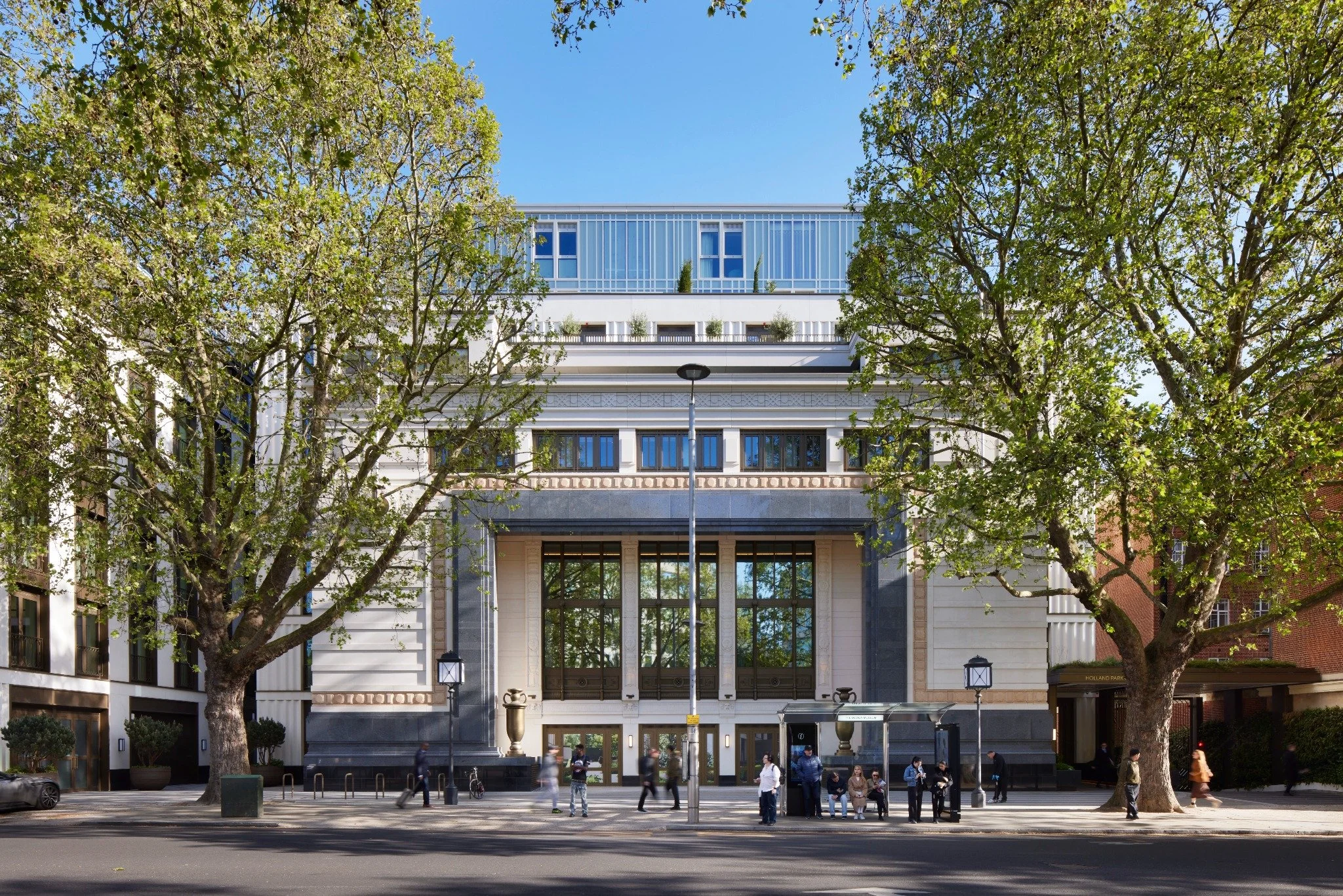Holland Park Gate, luxury residences behind a restored heritage facade on Kensington High Street, London W8