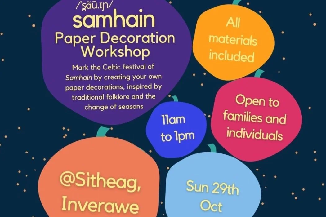 Samhain paper art workshop