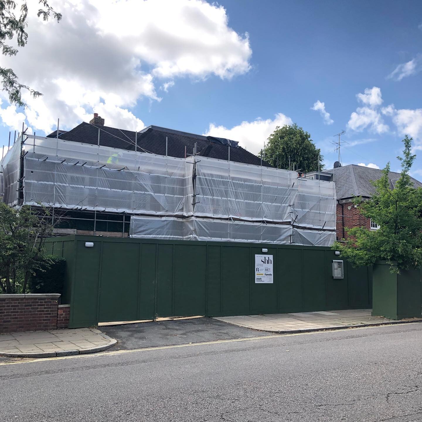 Works begin at our intricate North London project for @famellabuildingcontractors.

#mane #maneelectrical #electrical  #phoslighting #famellabuildingcontractors