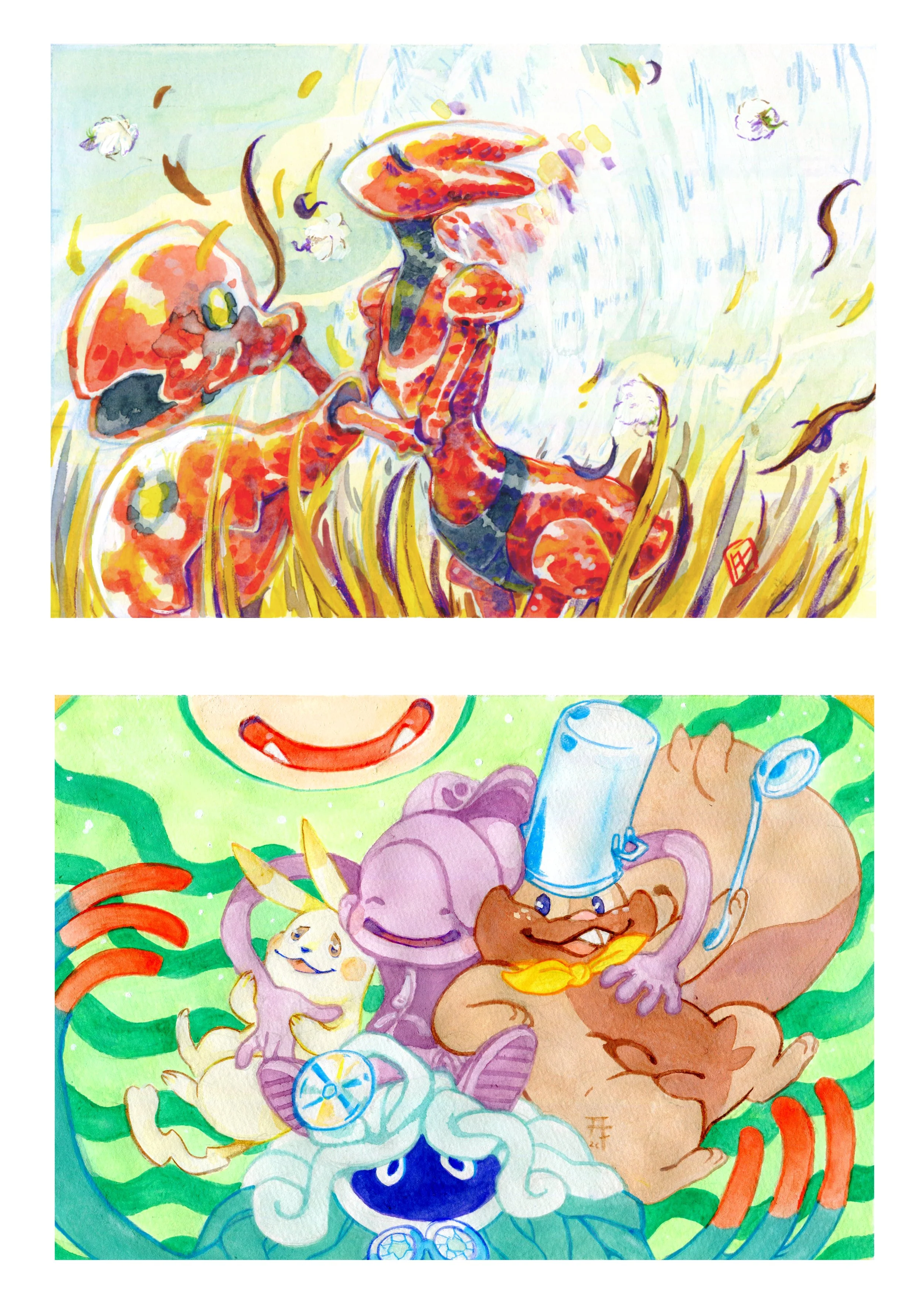 Pokemon watercolors - 2021, 2026