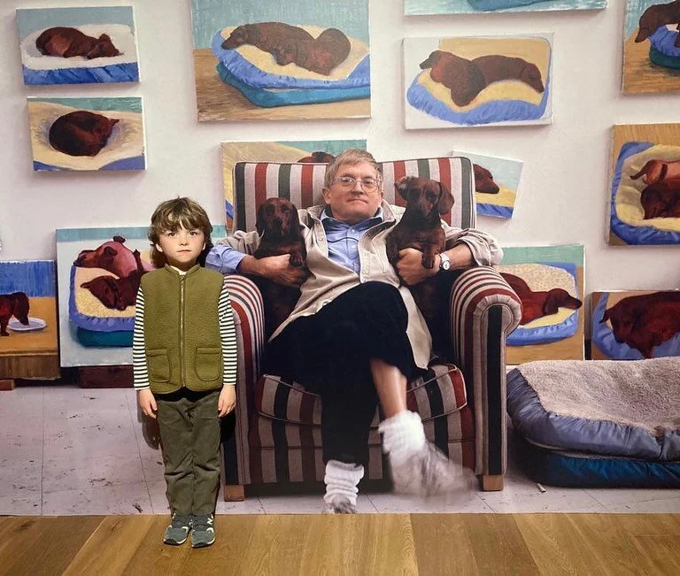 Recommend the Portraits of Dogs show @wallacemuseum on until October.  Rufus and DH; Minnie the Lu Lu terrier preserved in marquetry; Freuds beloved adopted hound Pluto; greyhound etching by Prince Albert (given drawing and etching lessons by Edwin L